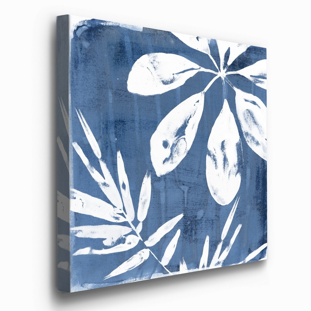 Wexford Home Tropical Indigo Impressions II -Premium Gallery Wrapped Canvas 10x10