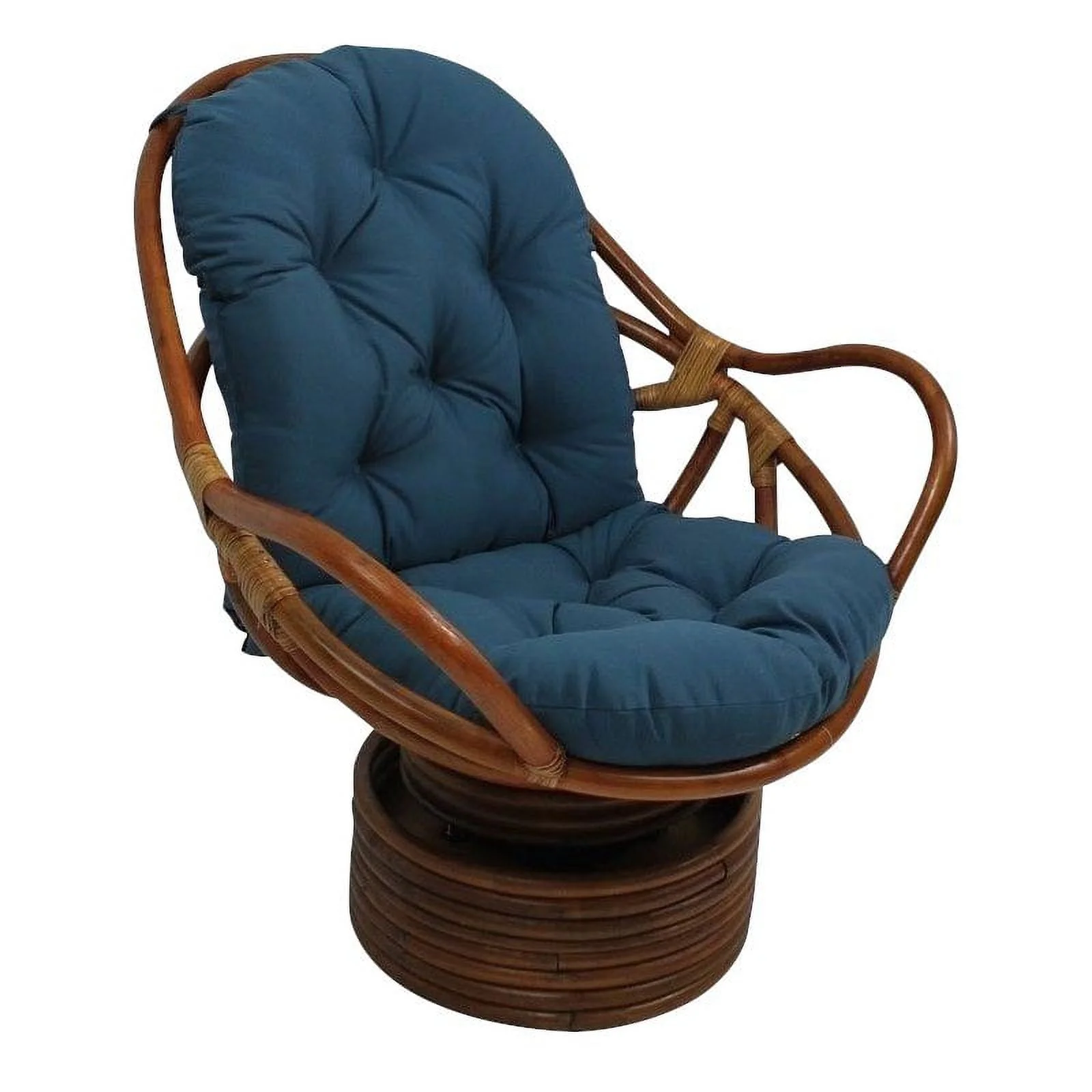 International Caravan Swivel Rocker Chair with Solid Cushion