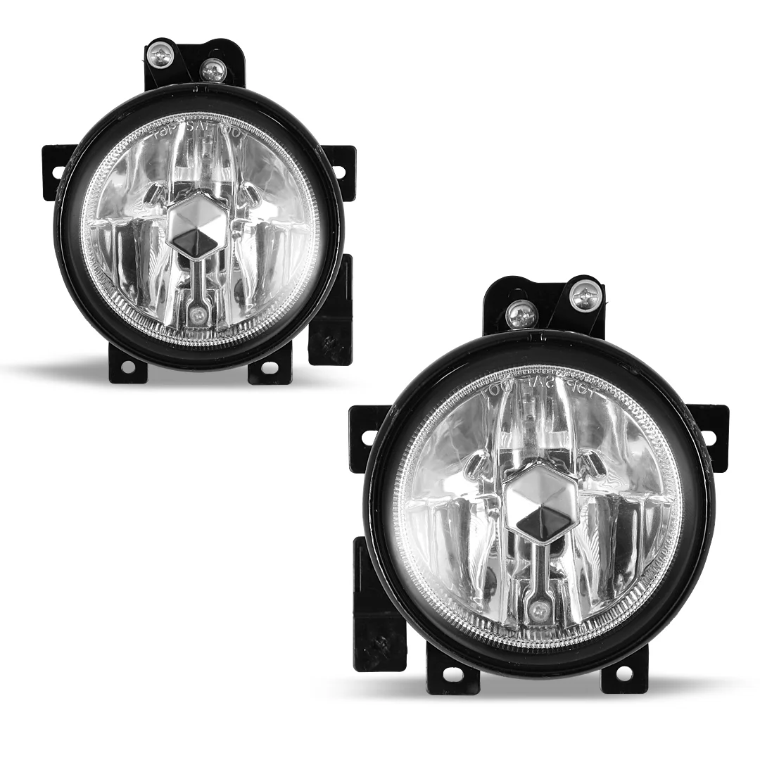 Halogen Clear Lens Fog Lights Pair Set for 2003-2006 Honda Element, Wiring Kit Included