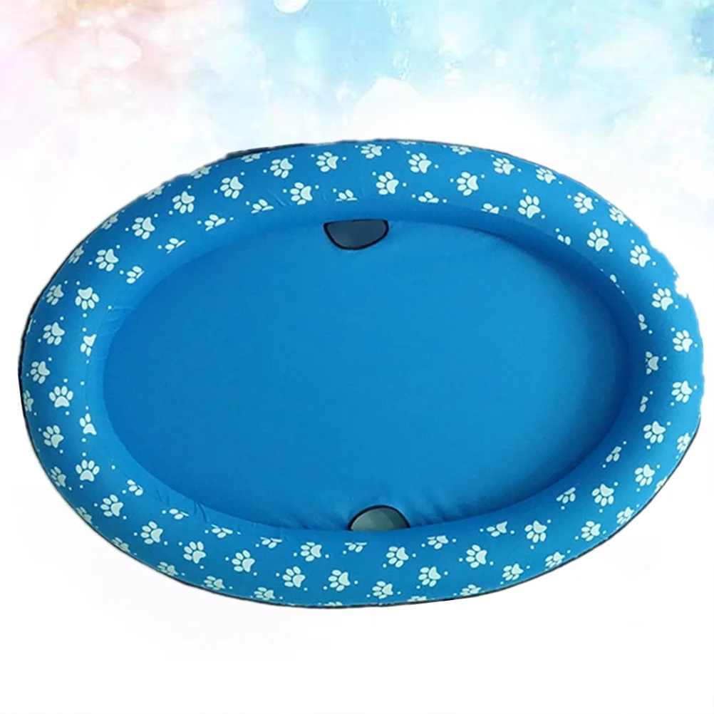 Pool Dog Inflatable Float Waterdogs Toys Loungerpuppy Floatie Raftswim Floaties Folding Swimming Sprinkler Pad Floating