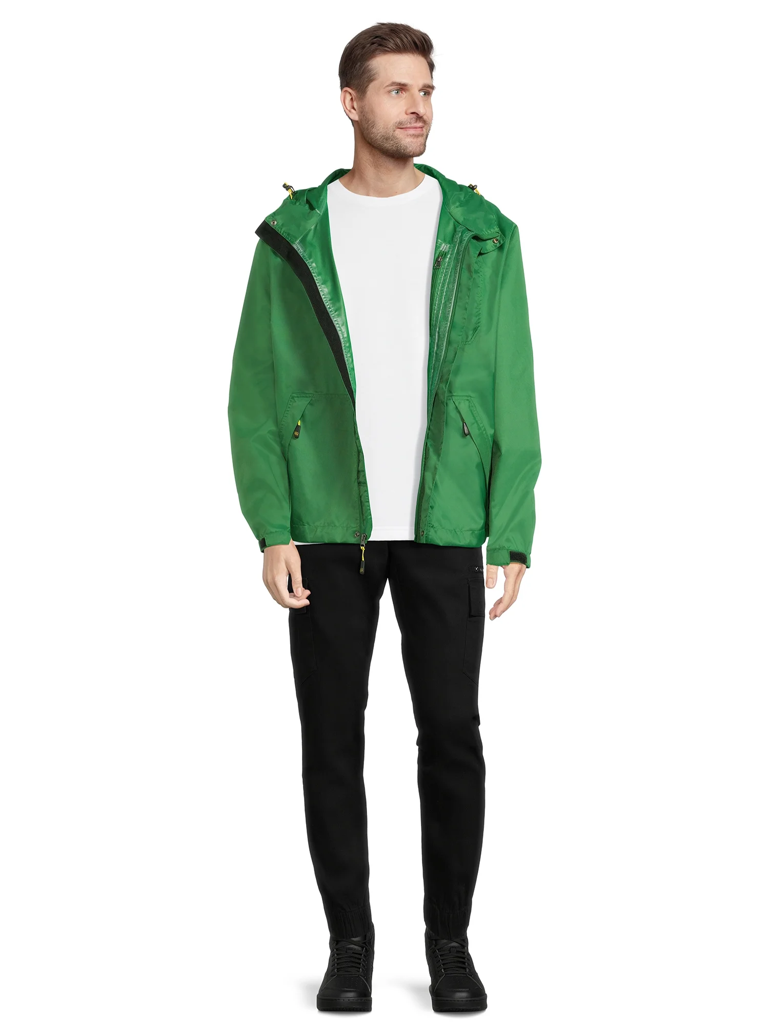 John Deere Men's Nylon Canvas Raincoat