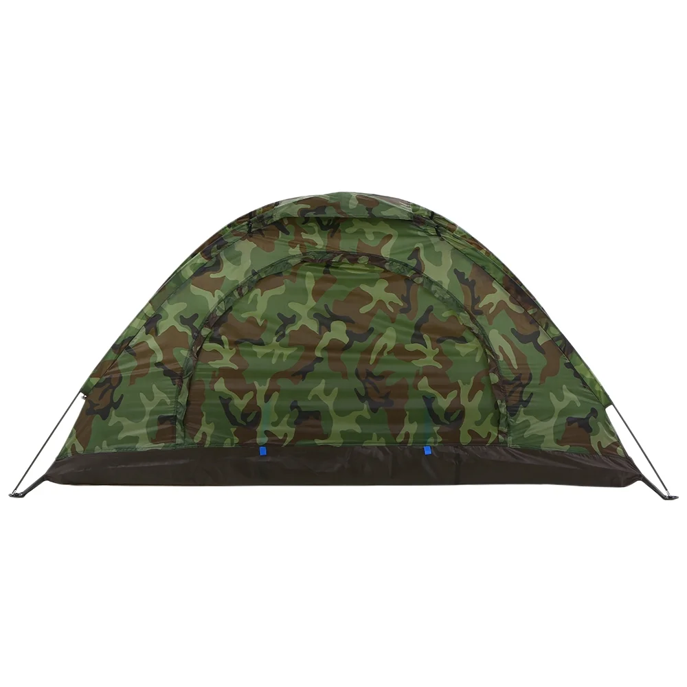 ametoys Camping Tent for 1 Person Single Layer Outdoor Portable Camouflage Travel Beach Tent