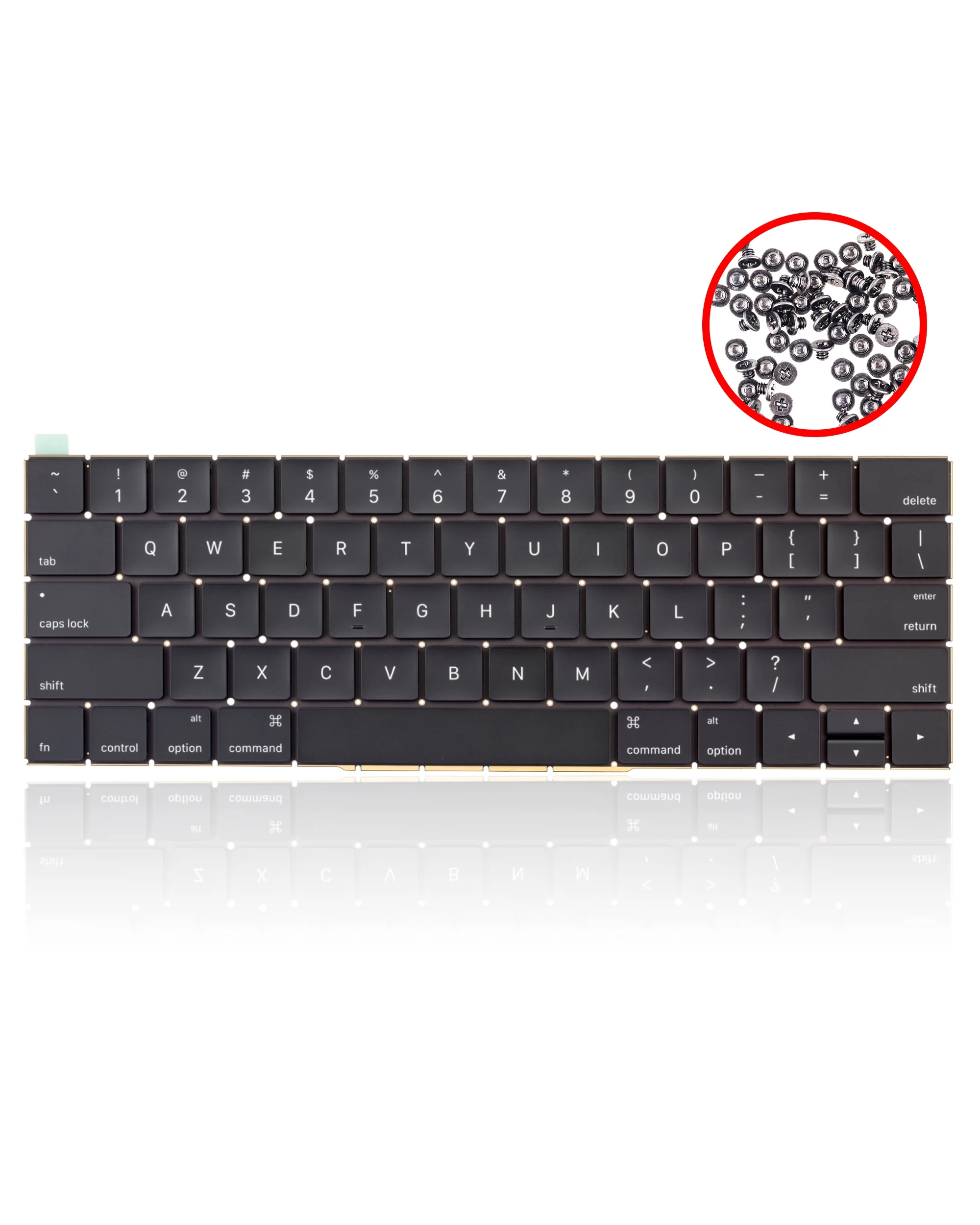 Replacement Keyboard W/ Backlight & Screws (US English) Compatible For MacBook Pro 13