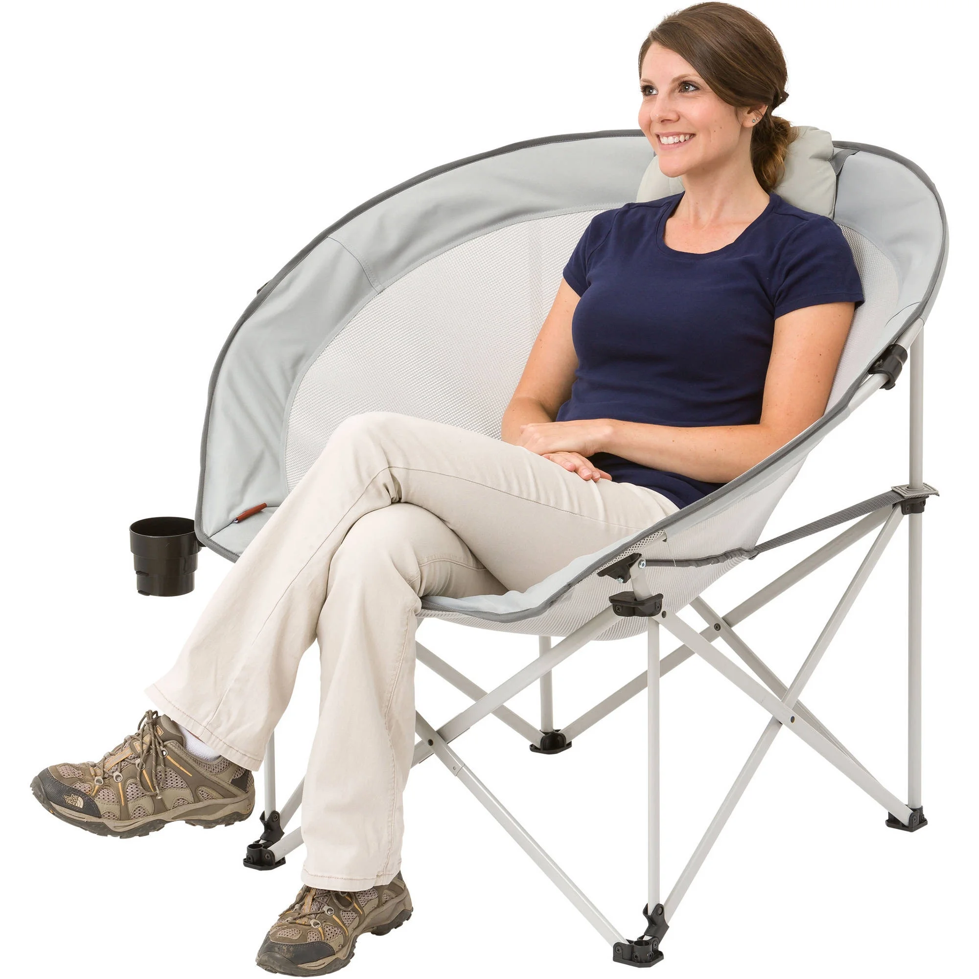 Ozark Trail Oversized Cozy Camp Chair - Gray