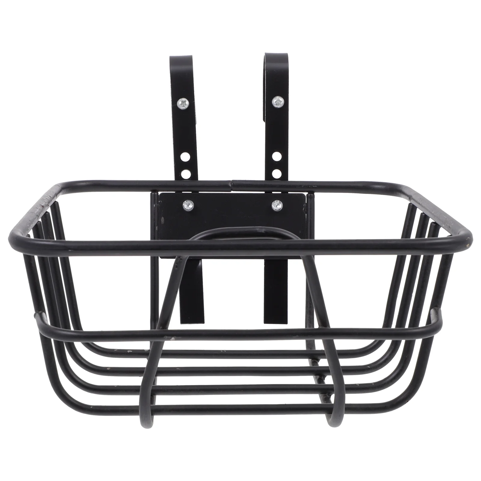 1Pc Metal Basket Basket Multi-function Cycling Basket Bike Handlebar Basket