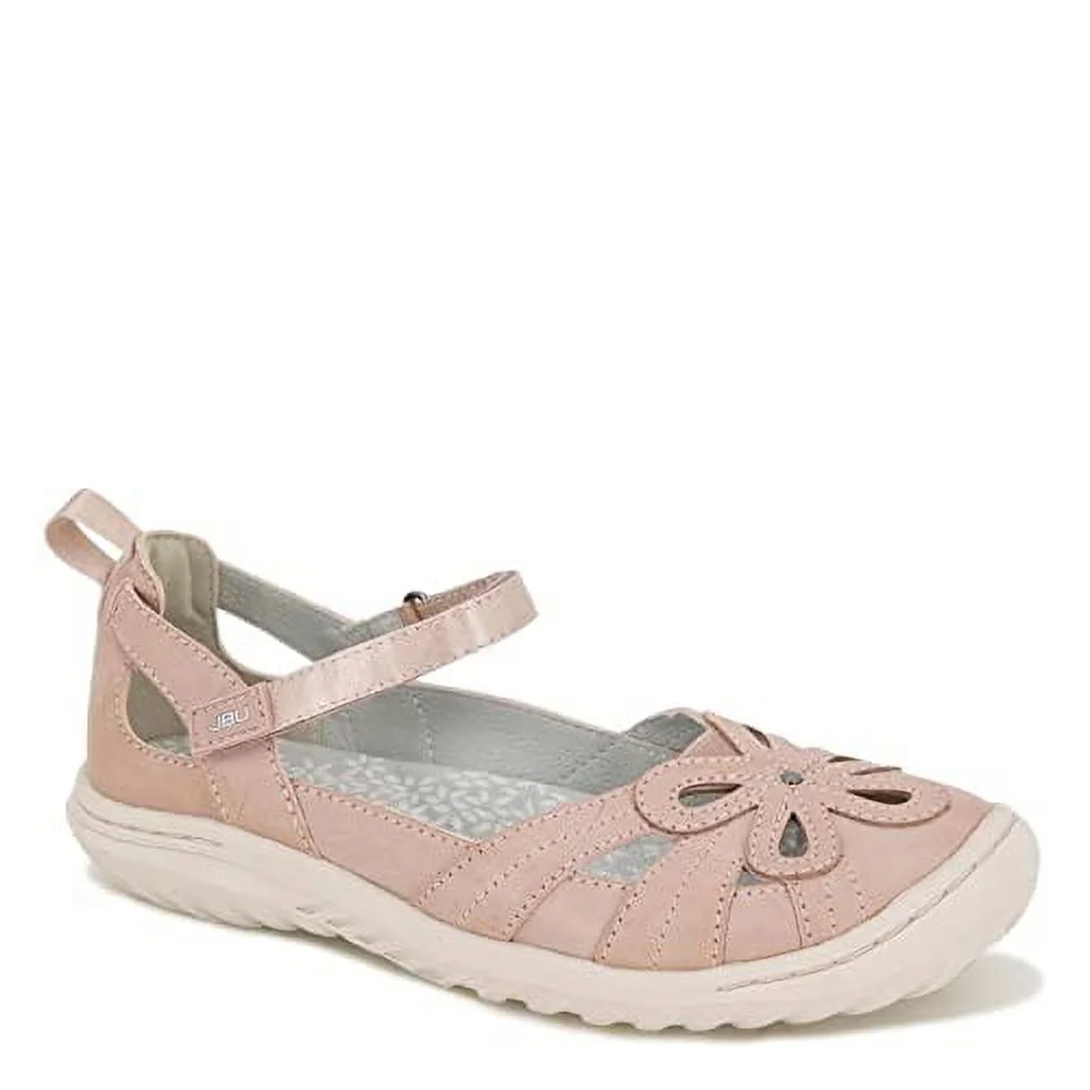 JBU by Jambu Women's Magnolia Mary Jane Flat, Dusty Rose, 7.5
