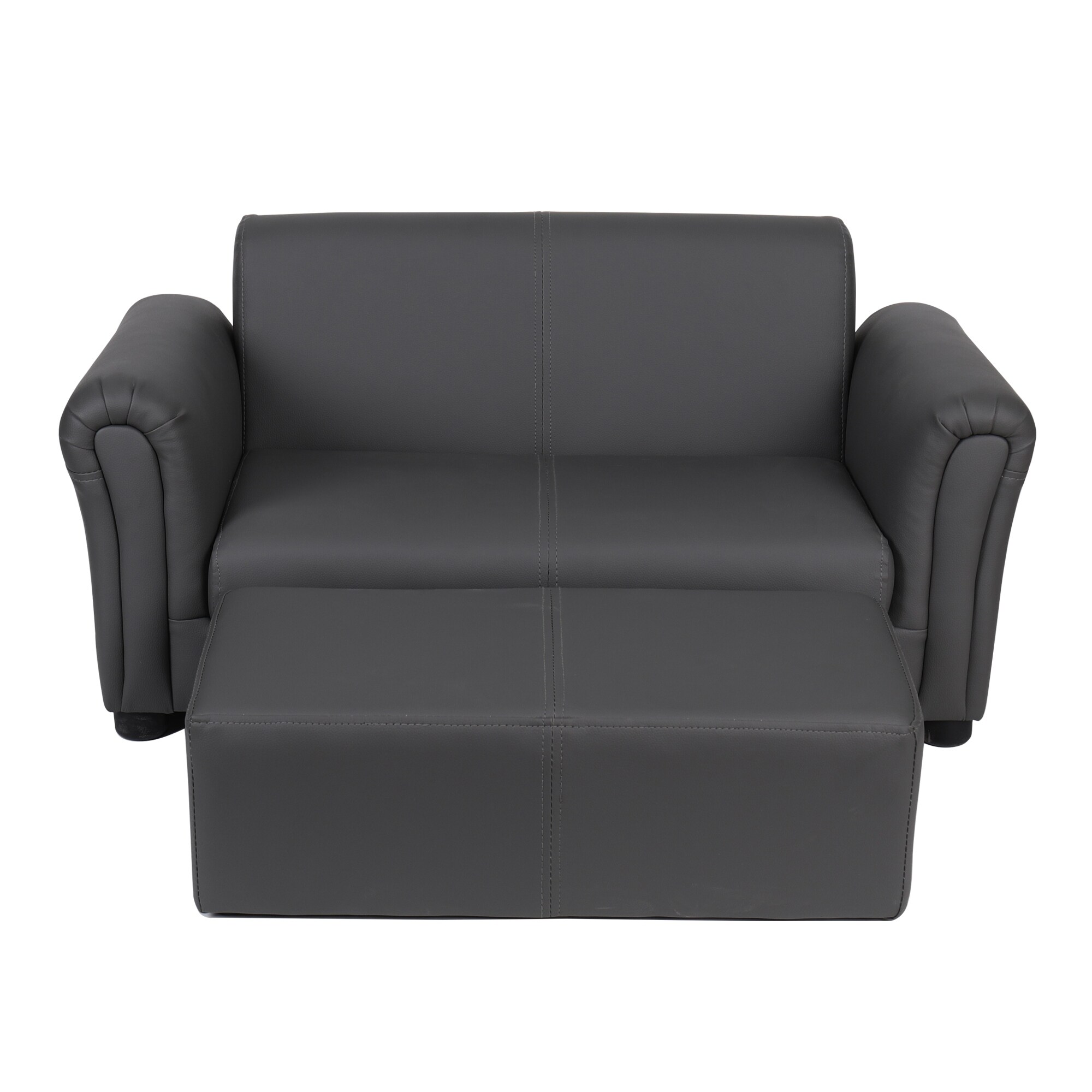 Kids Single PU Sofa Pink