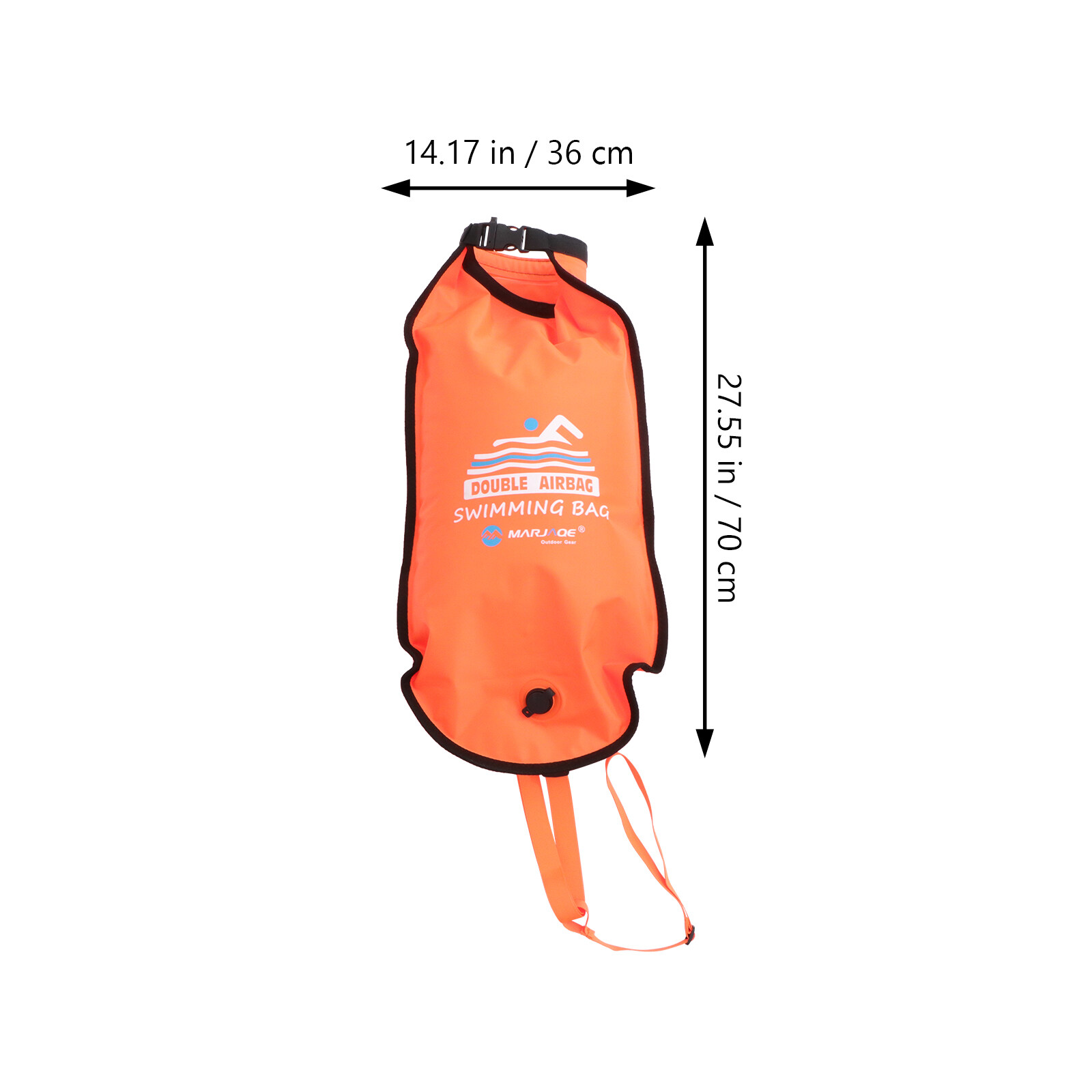 OUNONA Useful Open Water Swim Float Ultralight Safety Float Swimming Bag for Swimmers Triathletes Snorkelers Surfers