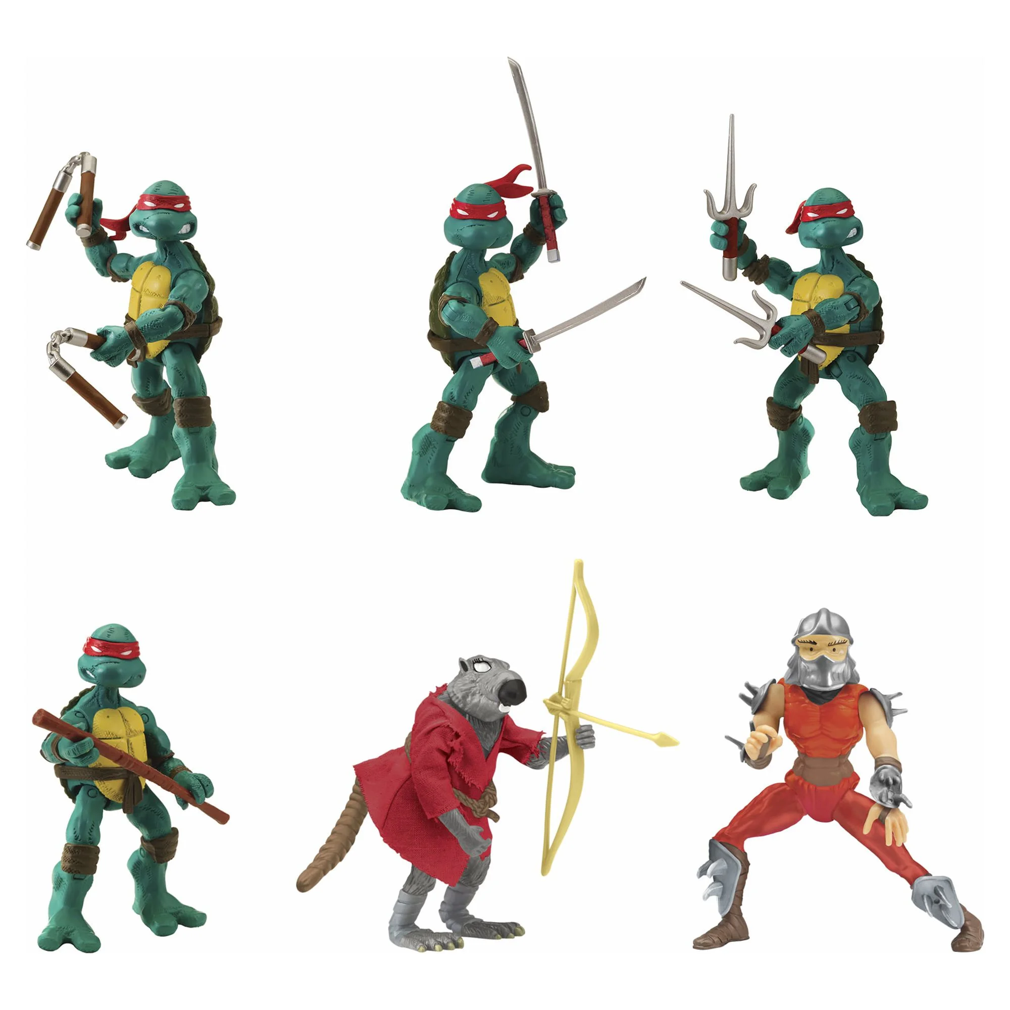 TMNT Teenage Mutant Ninja Turtles Original Comic Book Action Figures Limited Edition Bundle Pack