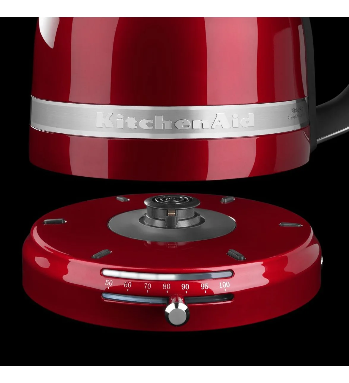 KitchenAid Pro Line Electric Water Boiler/Tea Kettle | Candy Apple Red