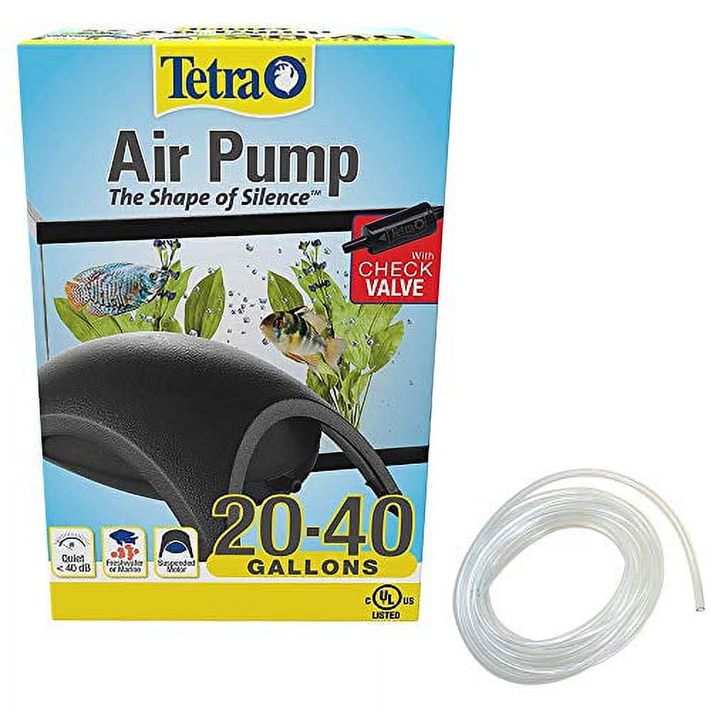Air Pump, 20-40 Gallons & Airline Tubing Bundle (2 Items).