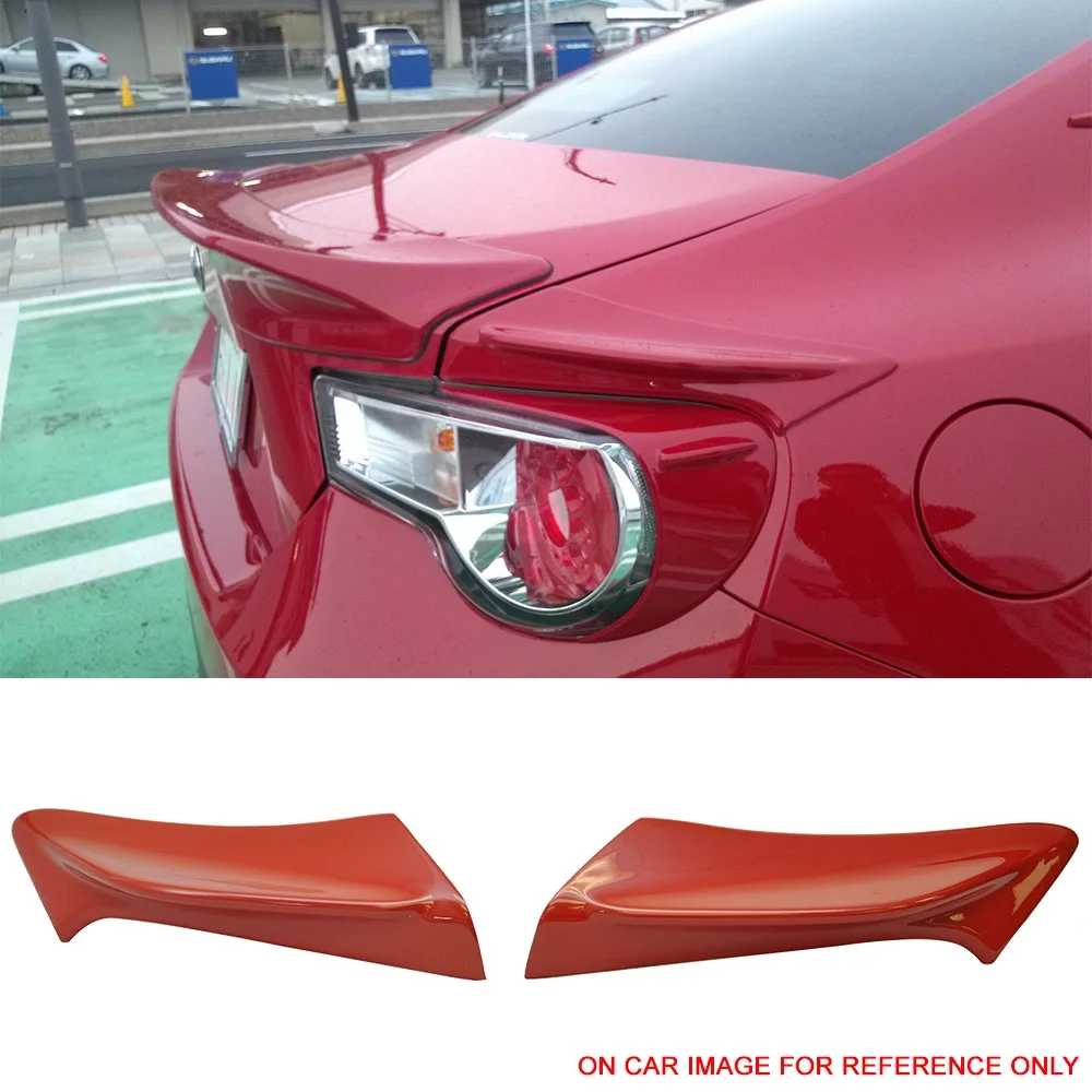 Ikon Motorsports Compatible with 2013-2016 Scion FR-S/2013-2020 Subaru BRZ/2017-2020 Toyota 86 Painted #C7P Firestorm Side Spoiler