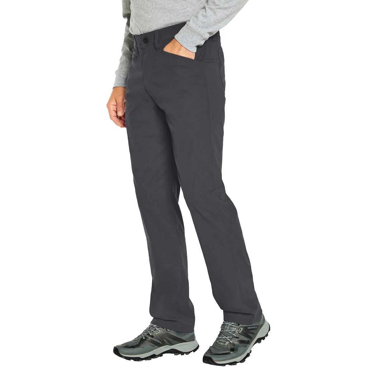 Orvis Mens Classic Collection Lightweight 6 Pocket Tech Pant (Asphalt (Grey),36x34)