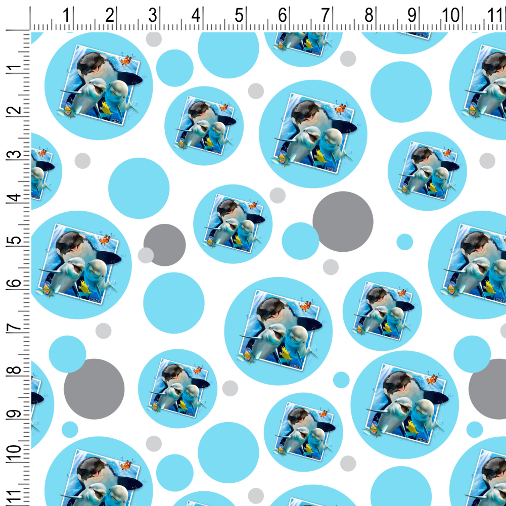 Ocean Selfie Picture Orca Killer Whale Dolphins Premium Gift Wrap Wrapping Paper Roll