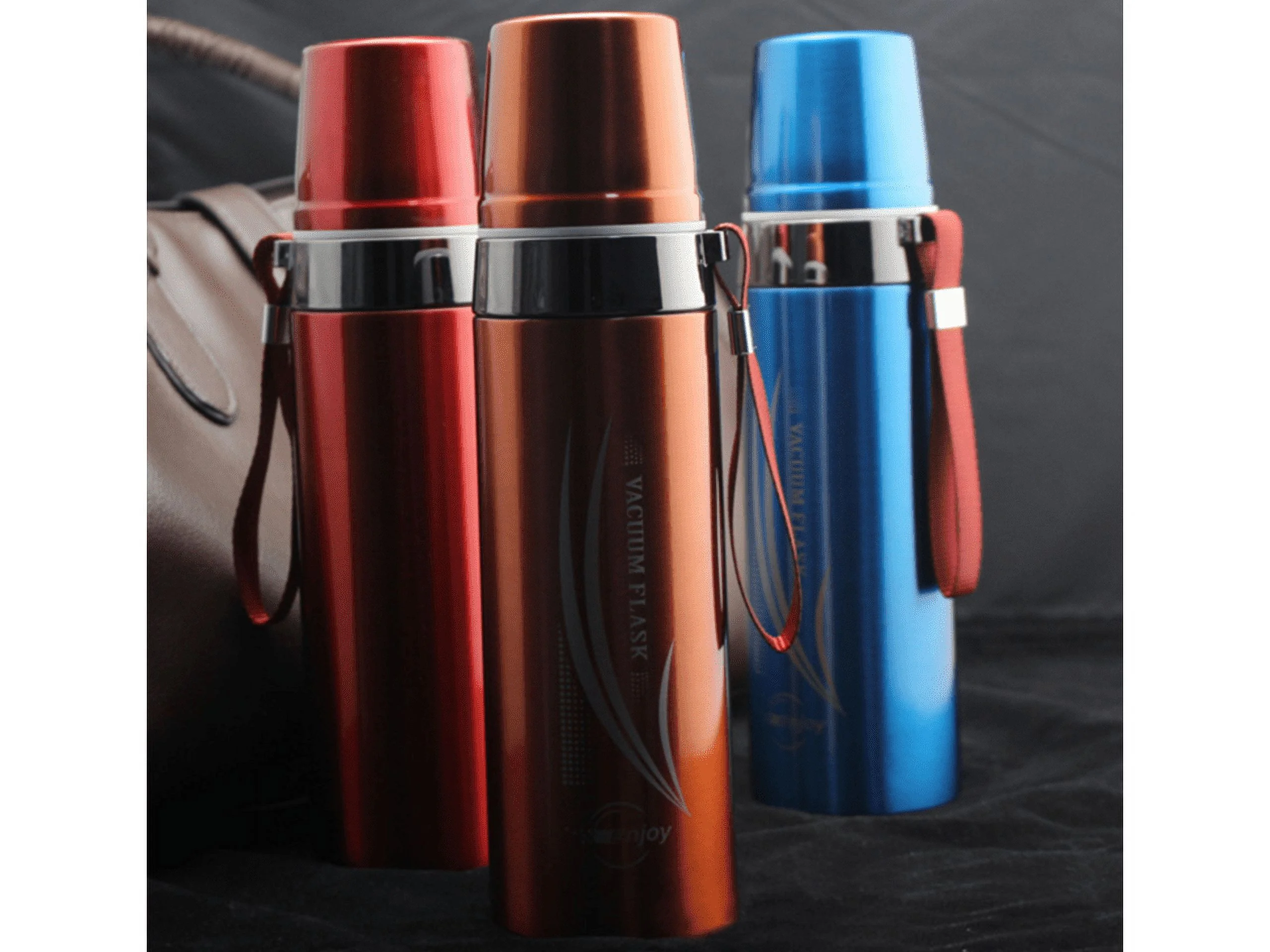Stainless Steel Vacuum Flask Double Wall Insulated Bullet flask 750ML Water bottle(Blue)