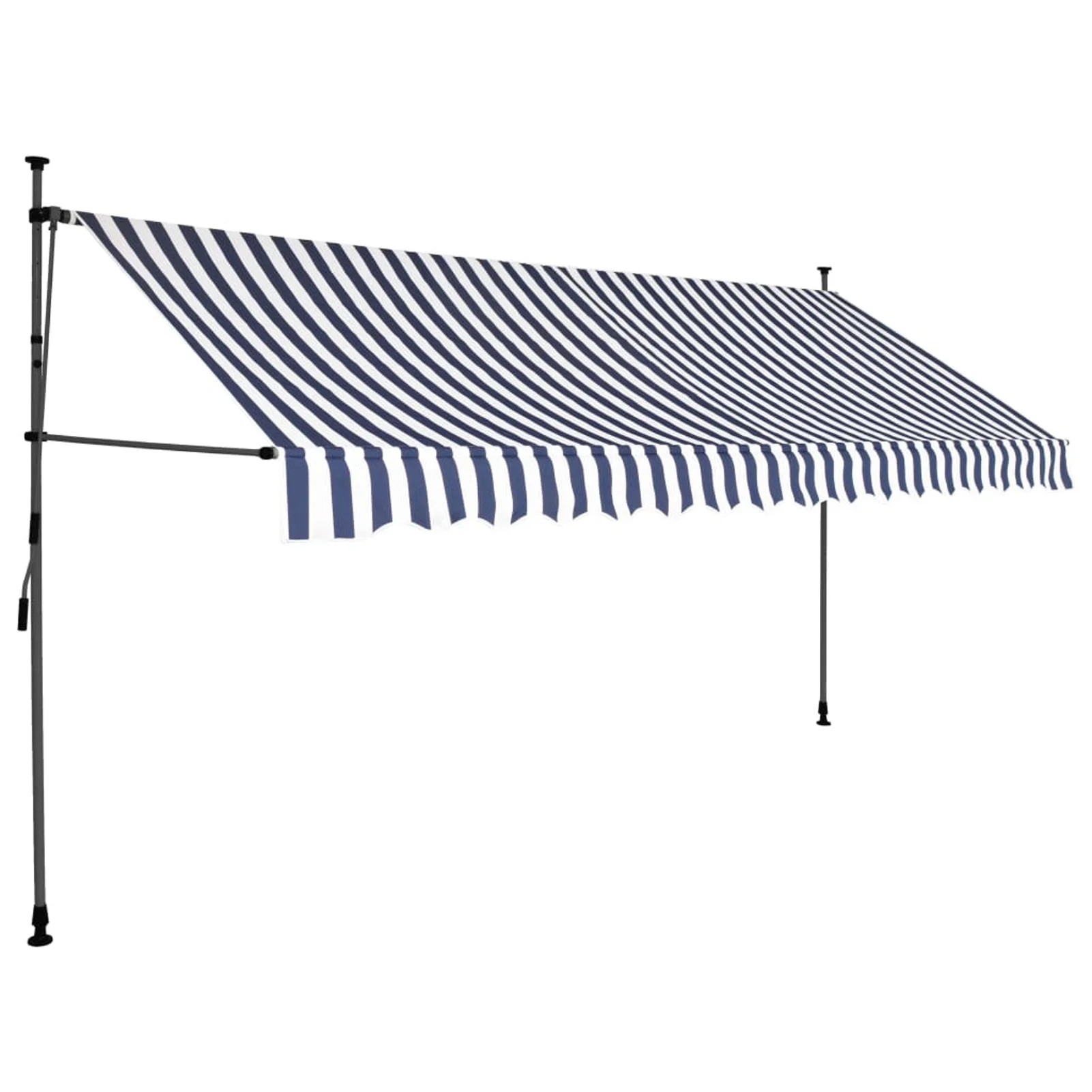 Manual Retractable Awning with LED 157.5