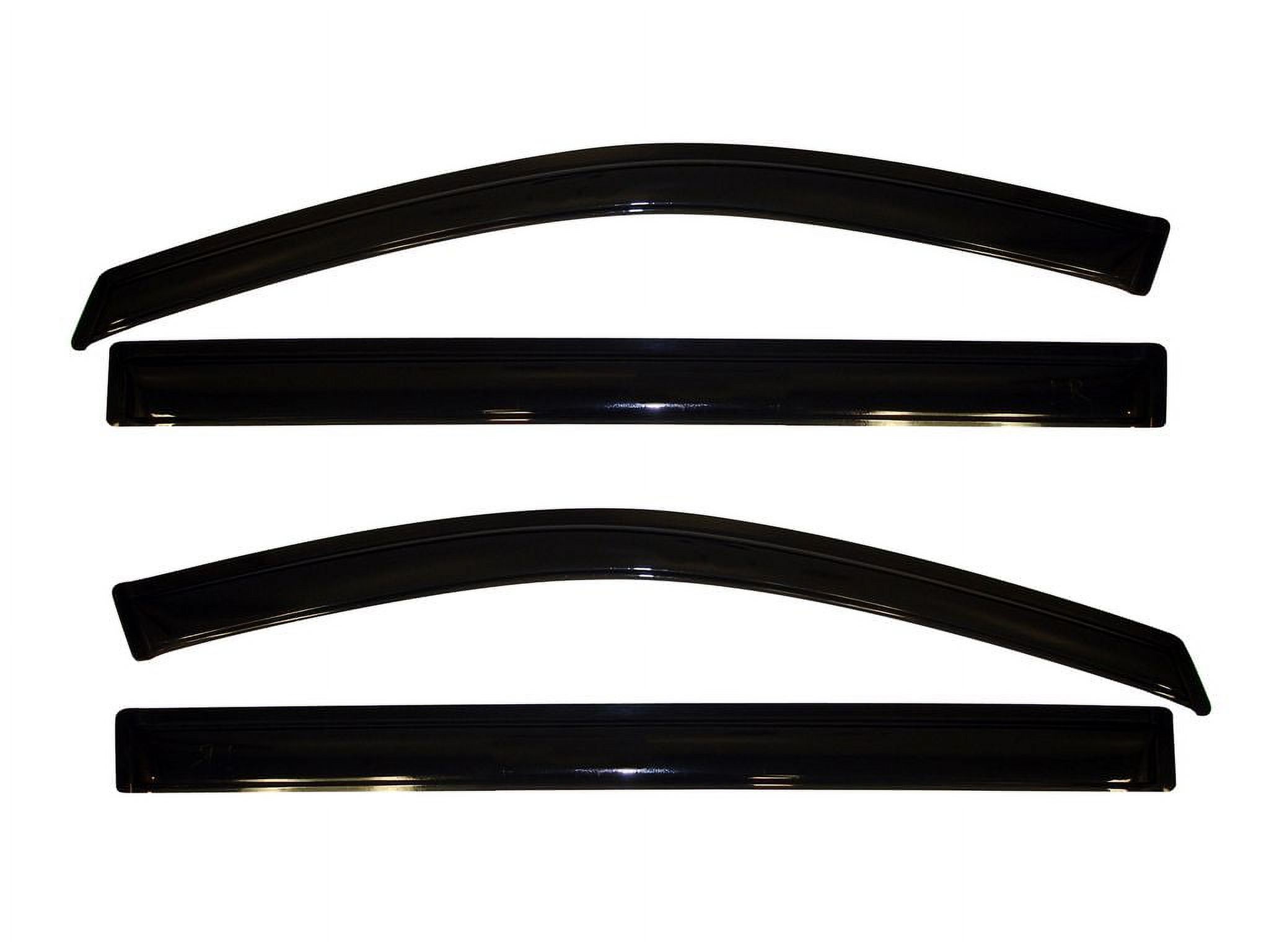 Auto Ventshade (AVS) Ventvisor® Deflector 4 pc.; Smoke Fits 2017 Dodge Grand Caravan