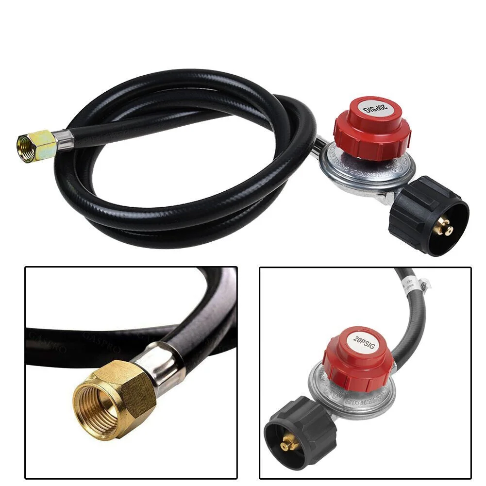 4FT Low Pressure Propane Regulator Hose for LP BBQ Gas Grill Heater Stove Burner