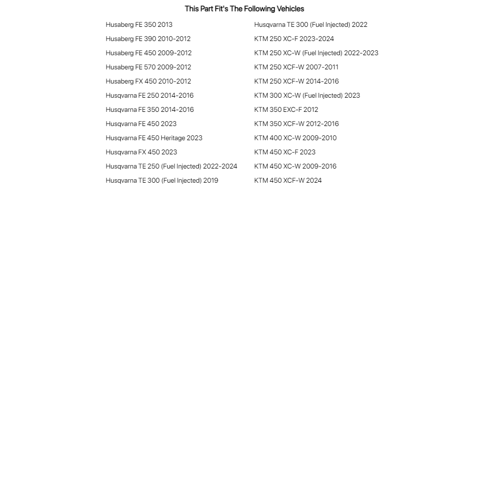Primary Drive Alloy Kit & Gold Plated MX Race Chain Blue Rear Sprocket For HUSQVARNA FE 250 2014-2016