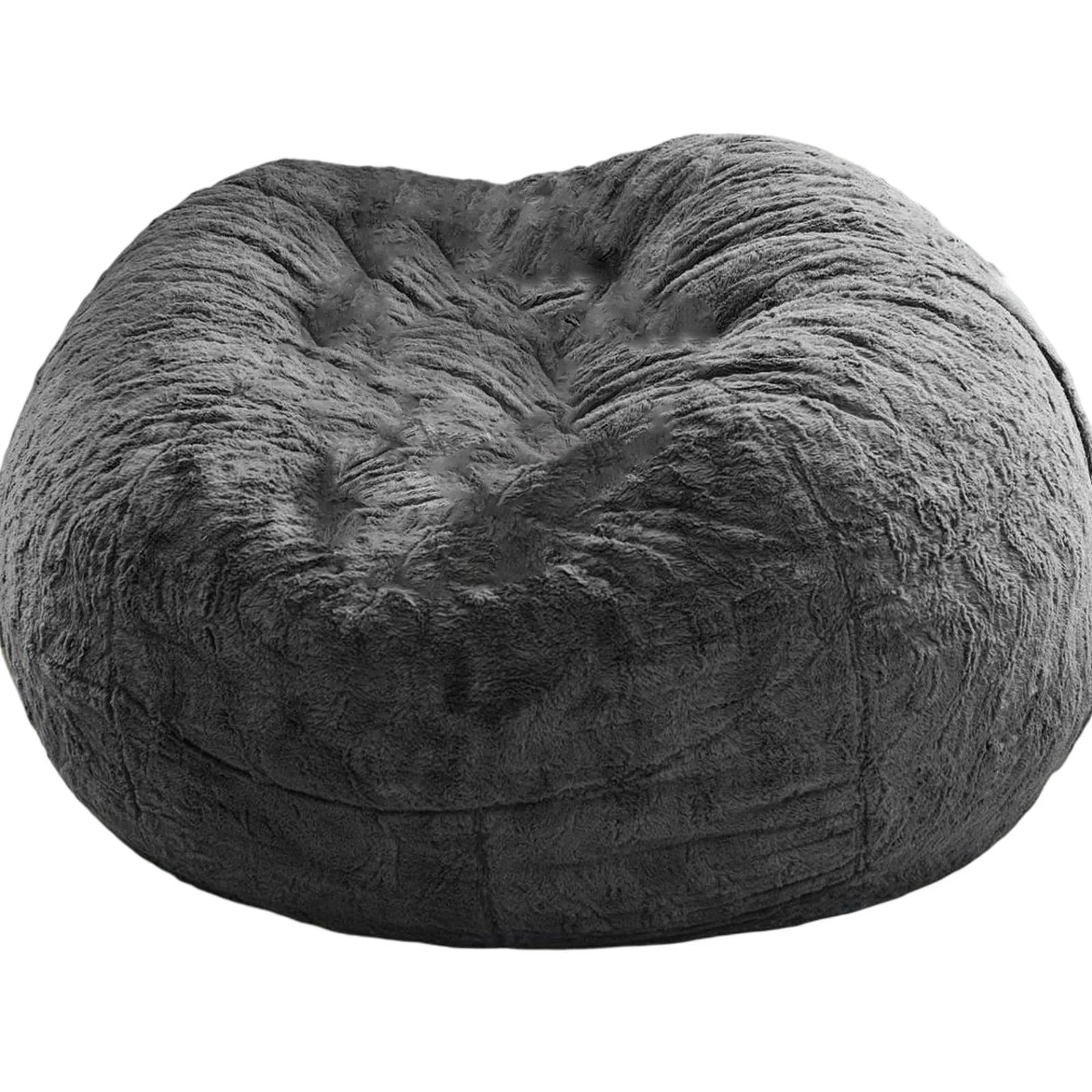 Sofa with Zipper Skin-Friendly Machine Washing Comfortable Durable Breathable Cushion Relaxation Artificial for Home niture Supplies Dark Grey