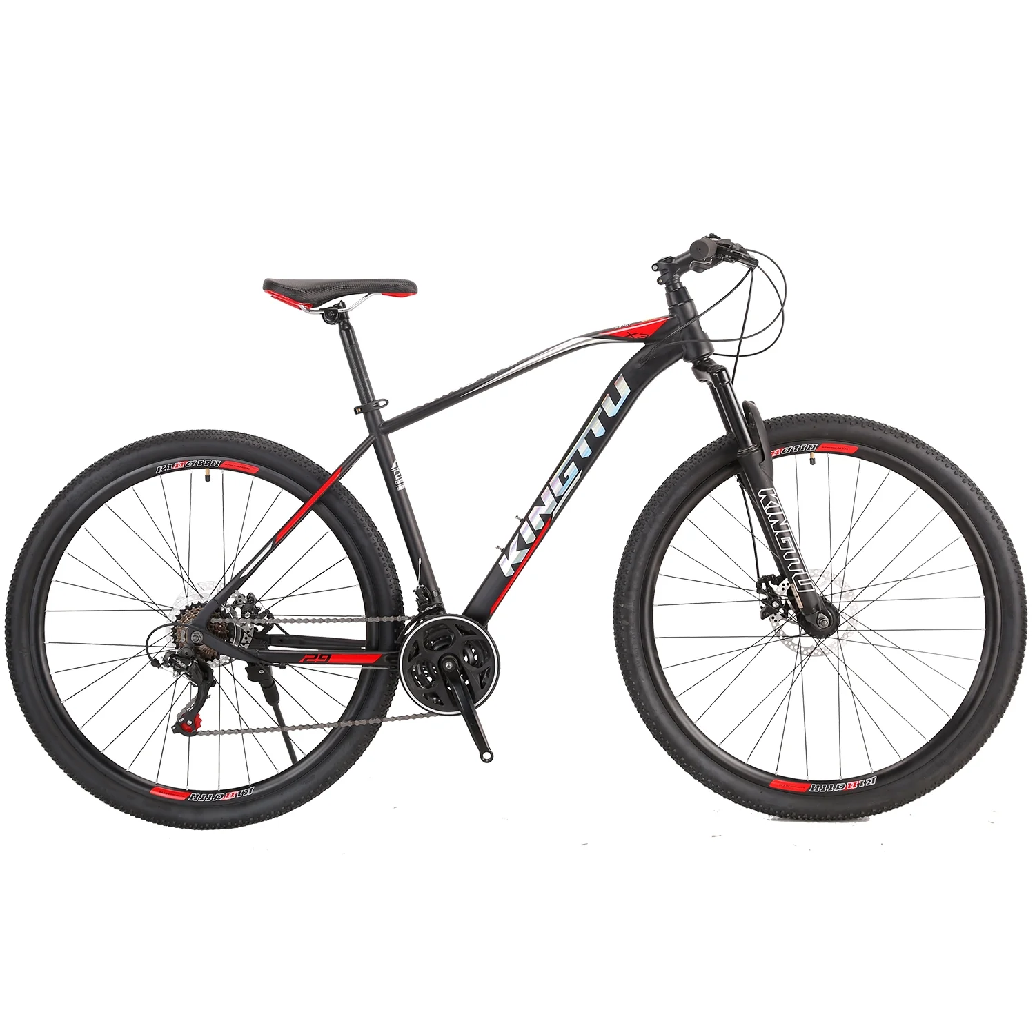 Eurobike X3 Mountain Bike 29er Mens Bicycle 19 inch Frame 29 Inch Wheels 21 Speed Shifter Dual Disc Brakes