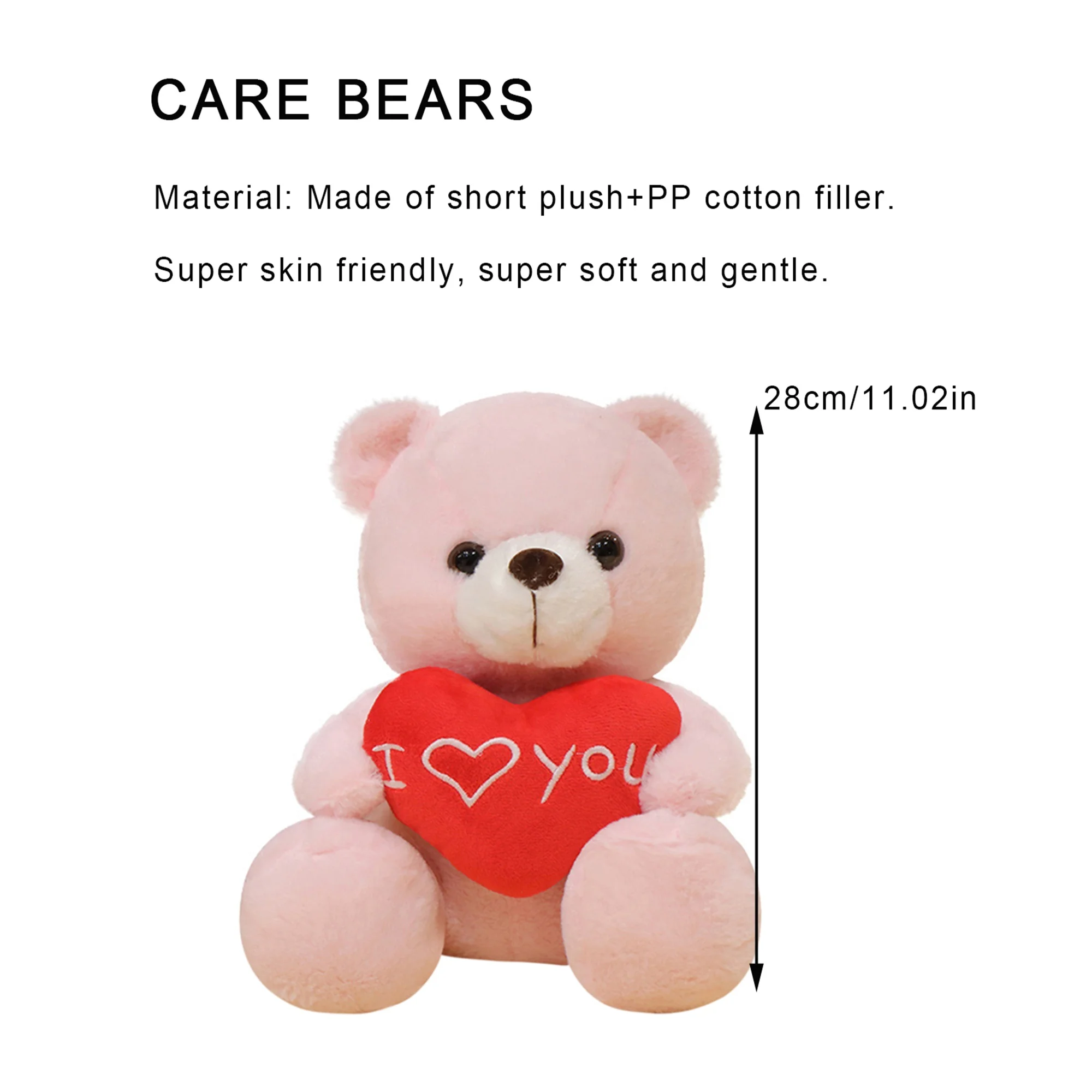 Teddy Bear Gift Bag Funny Stuffed Animal Plush Gift for Girlfriend, Boyfriend, Best Friend, Birthday, Anniversary, Valentines, or Long Distance