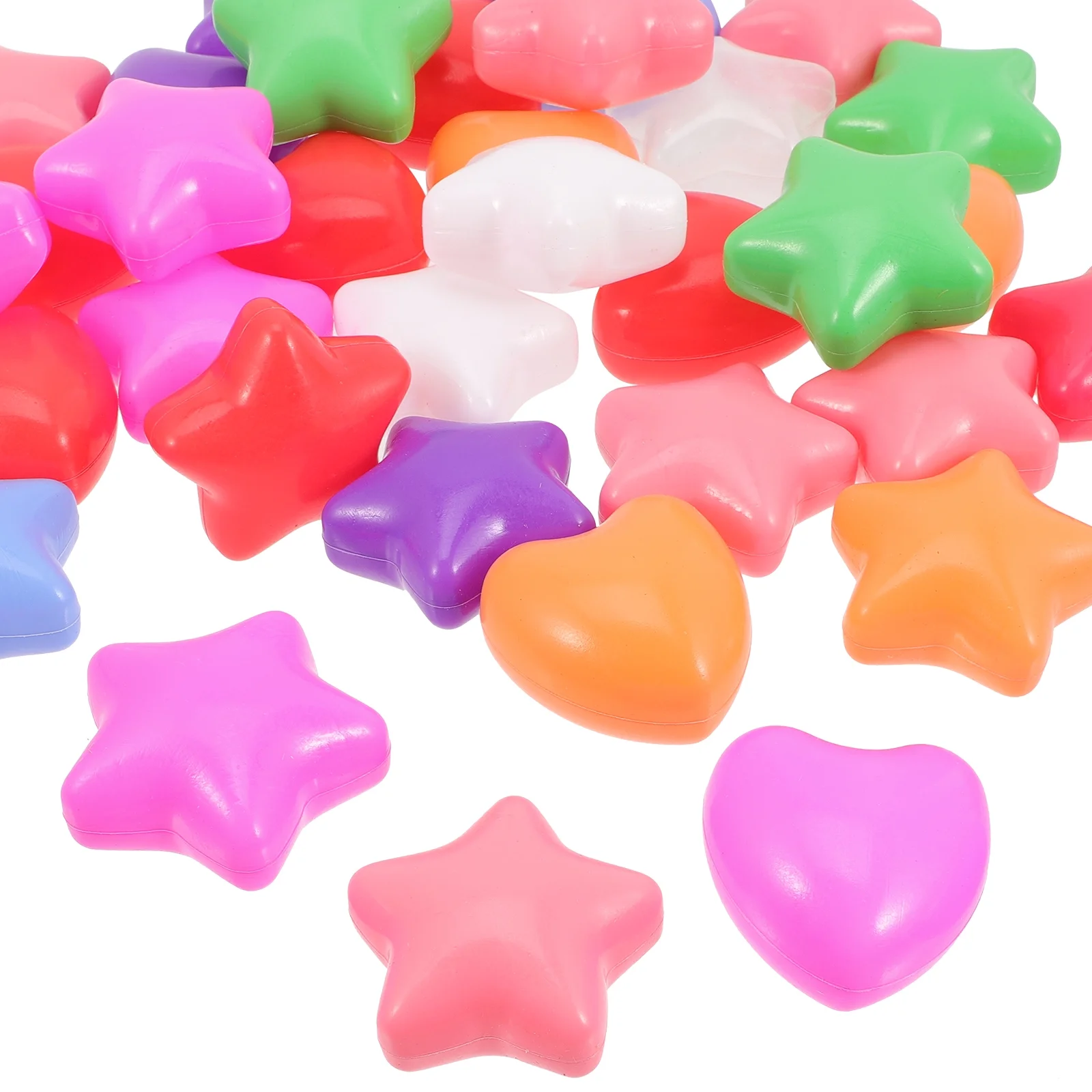 OUNONA 100Pcs Creative Ocean Balls Star-Shaped Swimming Toys Colorful Pool Balls Funny Play Balls Ocean Balls for Kids