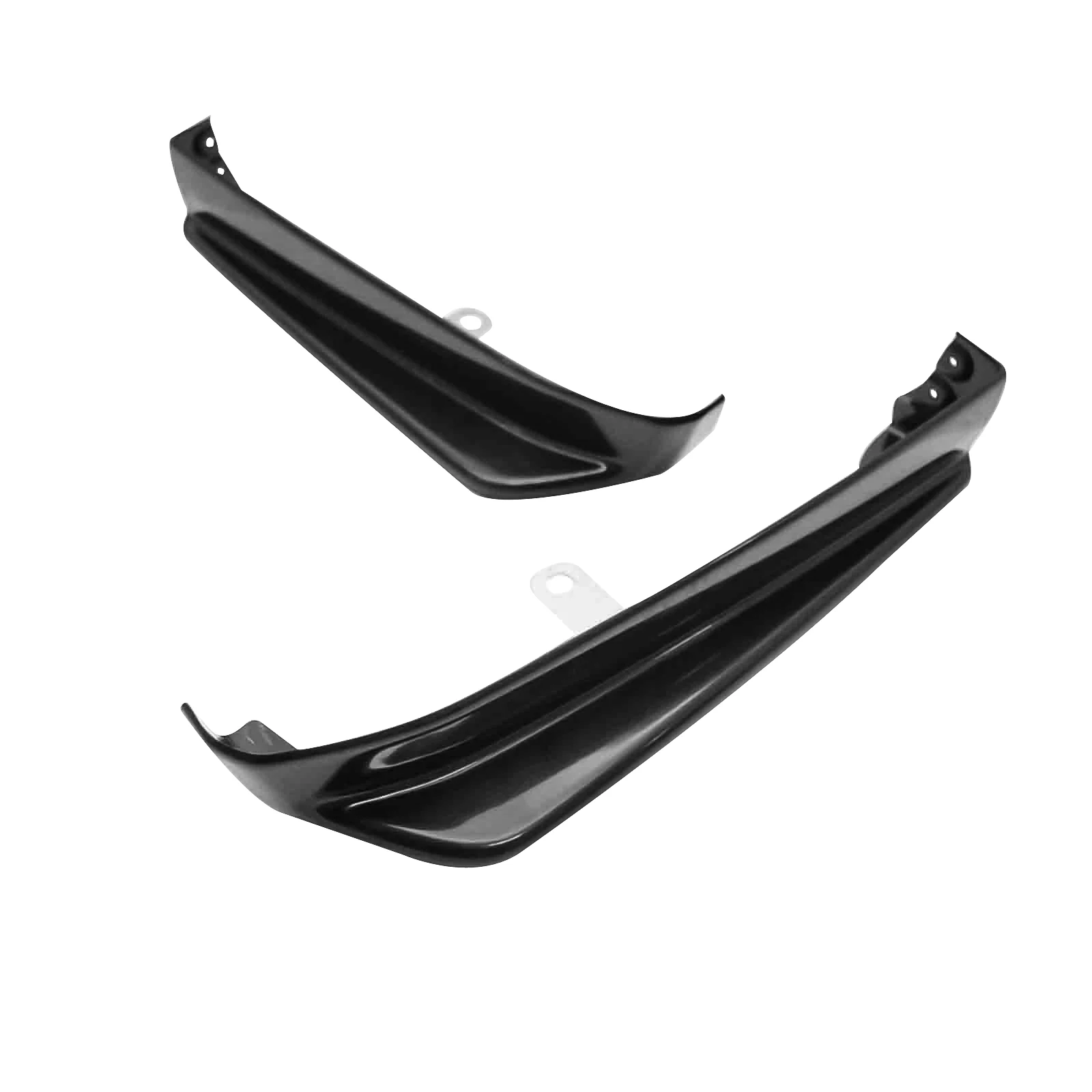 Compatible With 15-21 Subaru WRX STI Style Rear Bumper Lip Spats Cap Splitter Add On PU