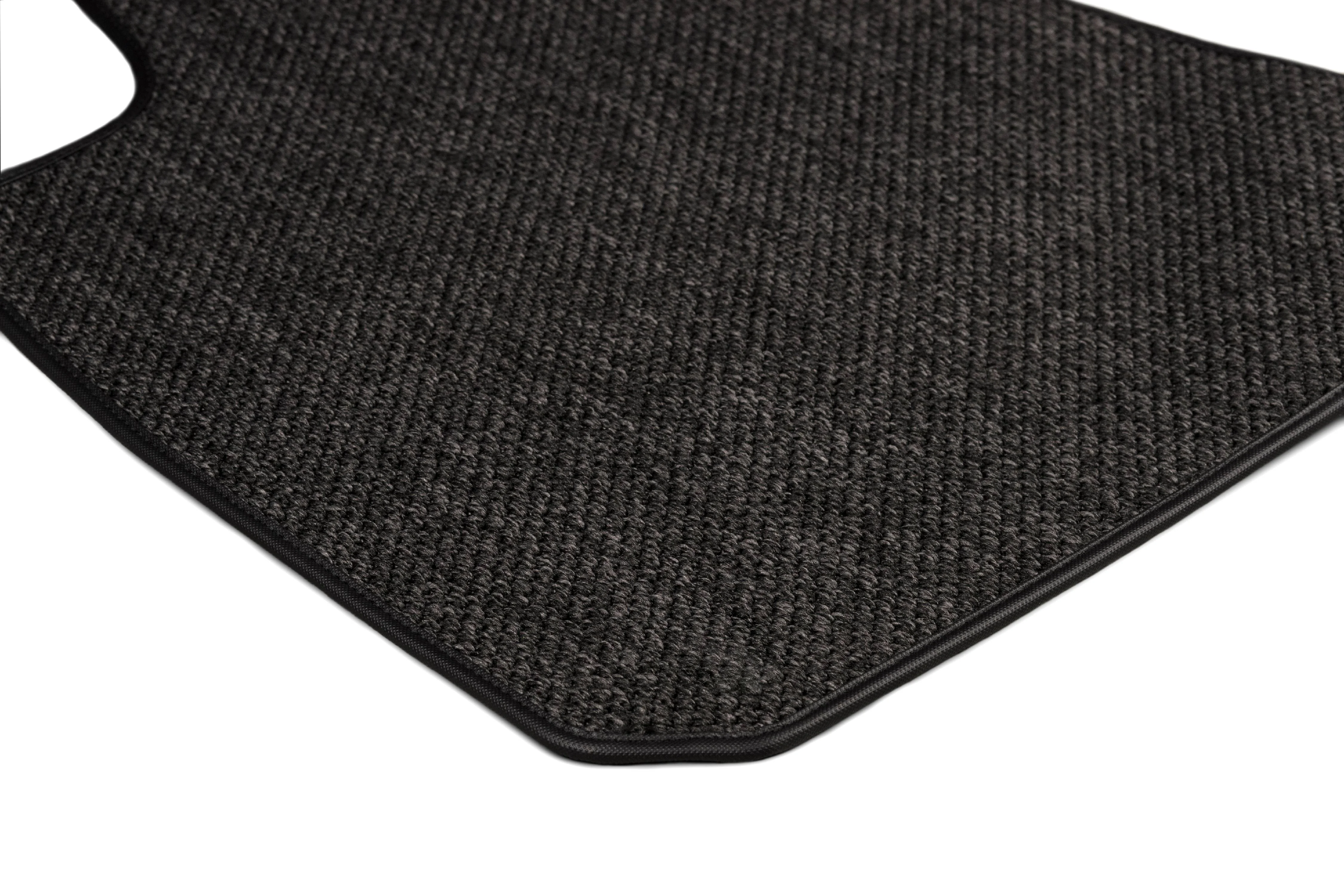 GGBAILEY Tesla Model 3 Charcoal All-Weather Textile™ Car Mats, Custom Fit for 2018, 2019, 2020, 2021 - Driver & Passenger Carpet Car Mats