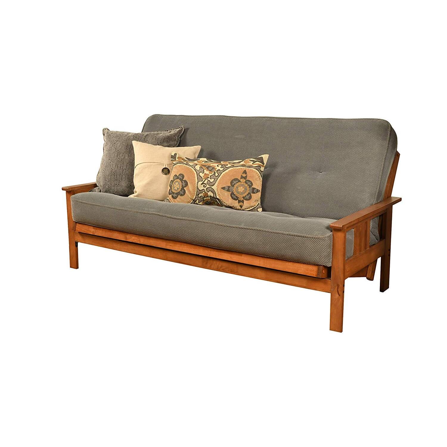 Maykoosh Gothic Grandeur Futon Frame/Barbados Finish/Marmont Thunder Mattress