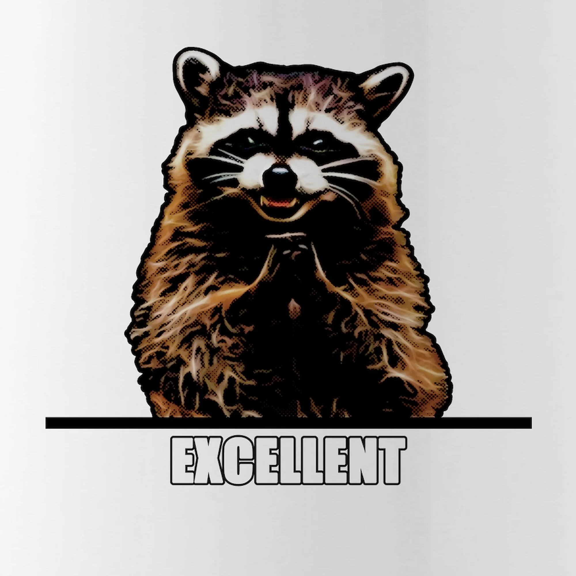 CafePress - Evil Raccoon Sports Water Bottle - Stainless Steel Water Bottle, Sports Bottle, 1.0L