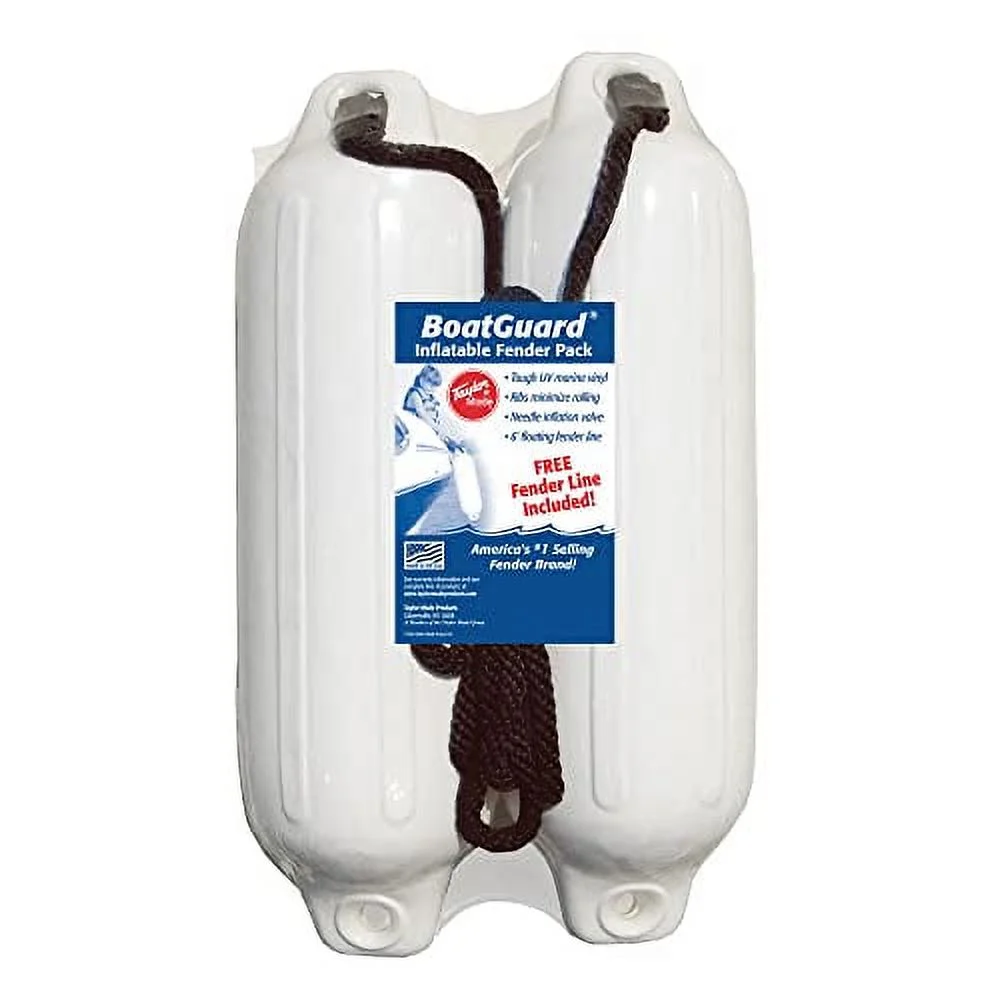 Taylor Made BoatGuard Fenders with Fender Line - 2 Pack