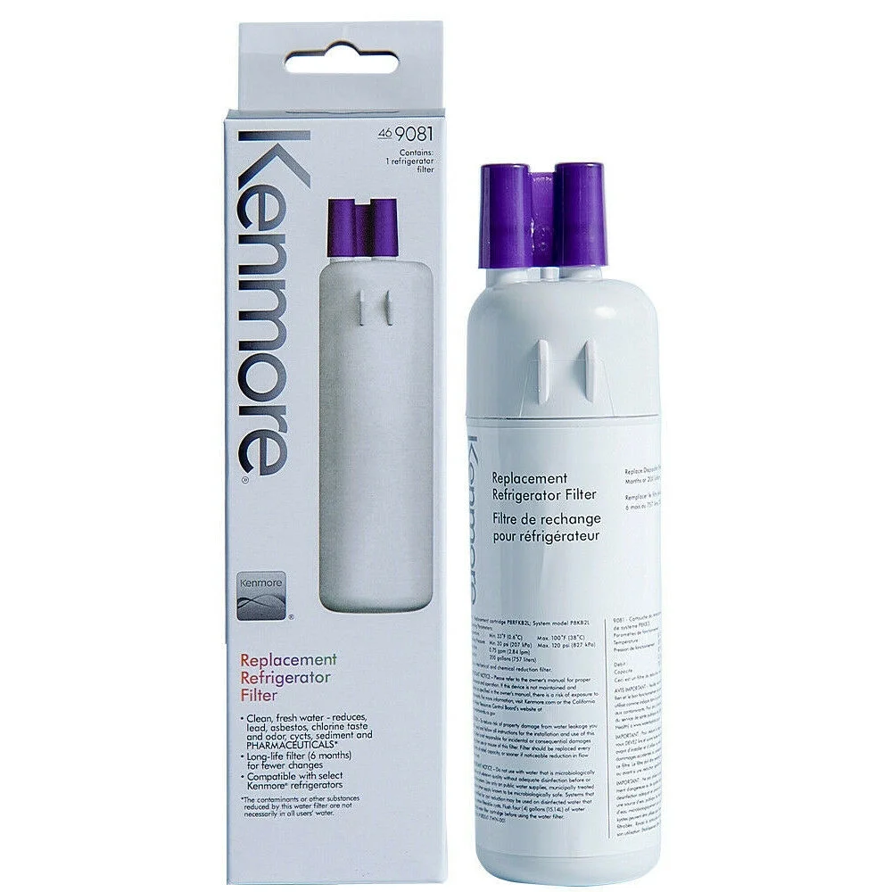 3 Pack Kenmore 9081 Refrigerator Water Filter Compatible with Kenmore Water Filter 46-9081 9081 46-9930 9930 Filter