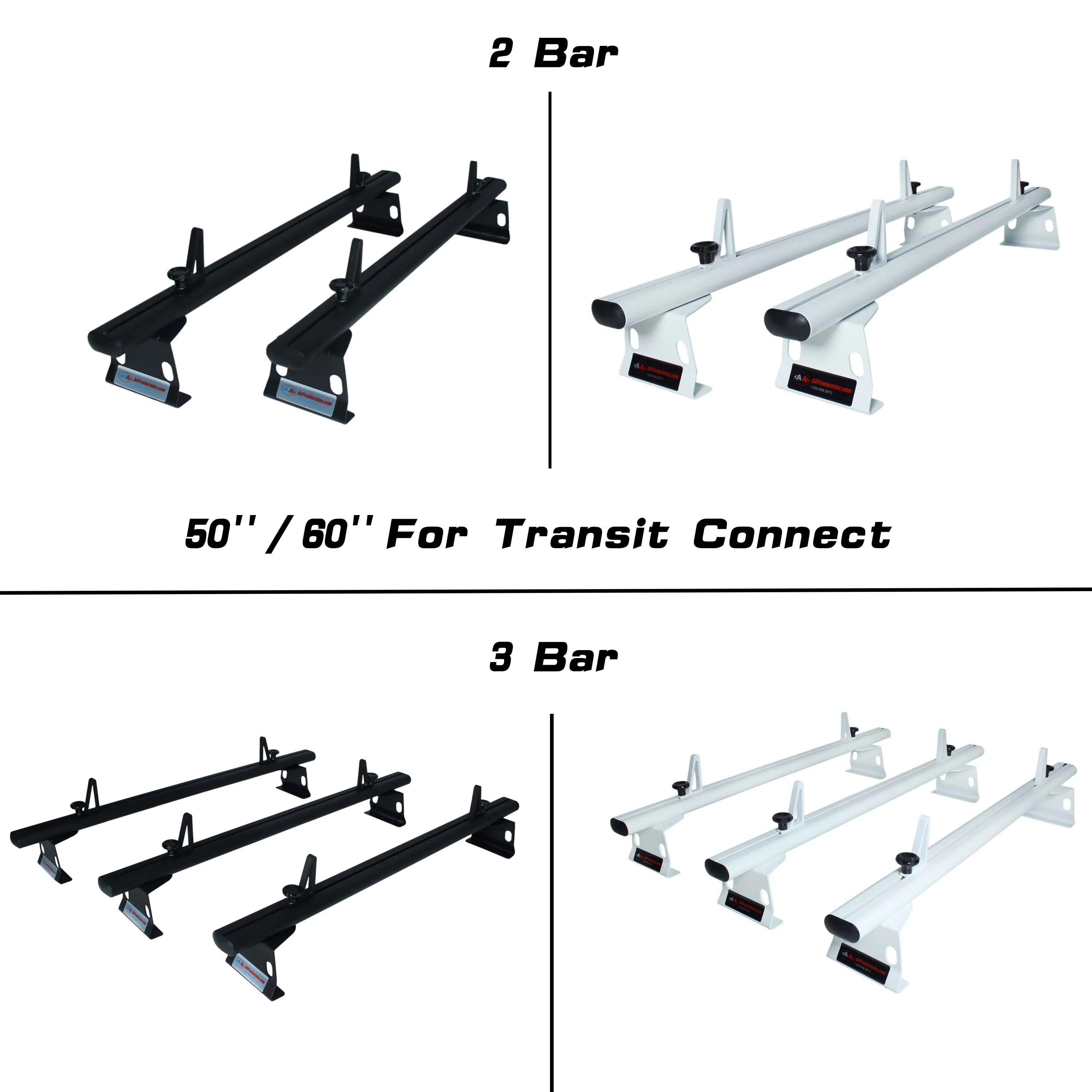 AA-Racks Model ADX32-TR Aluminum 2 Bar (60