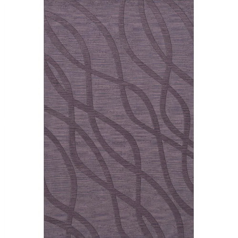 Dalyn Dover Area Rug DV10 Dv10 Viola Swirls Waves 12' x 12' Round