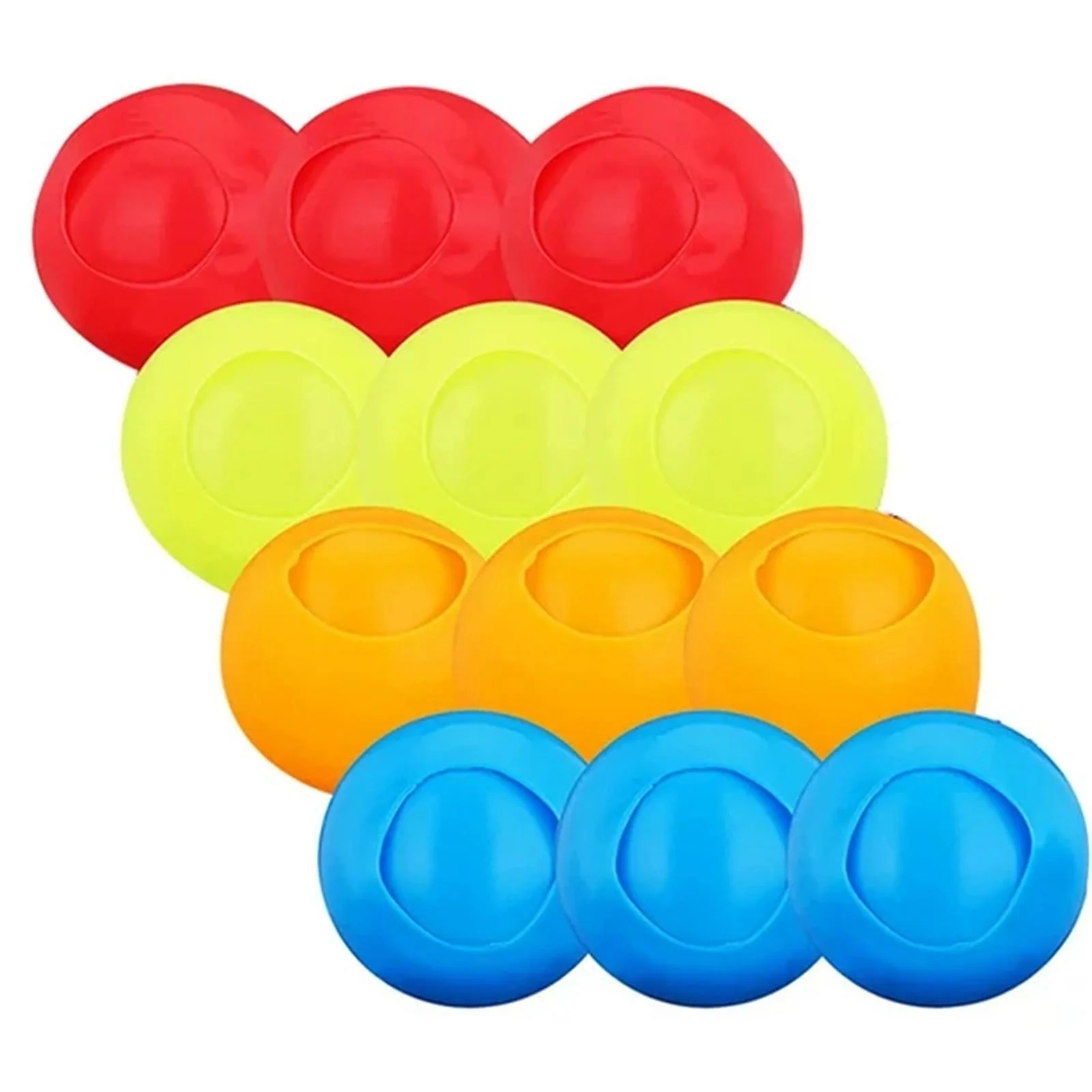 YOHOME Make a Splash with Our Reusable Water Balloons! Say Goodbye to Messy Cleanups and Hello to Hassle-Free Fun! 12PC