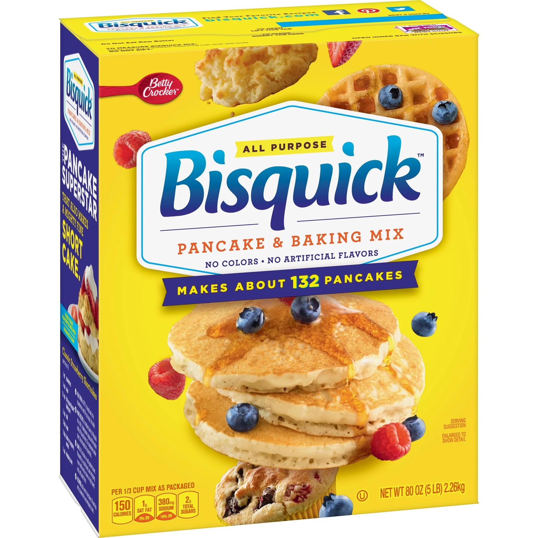 Bisquick All-Purpose Baking Mix 5 Lb., 80 oz, 80.0 OZ