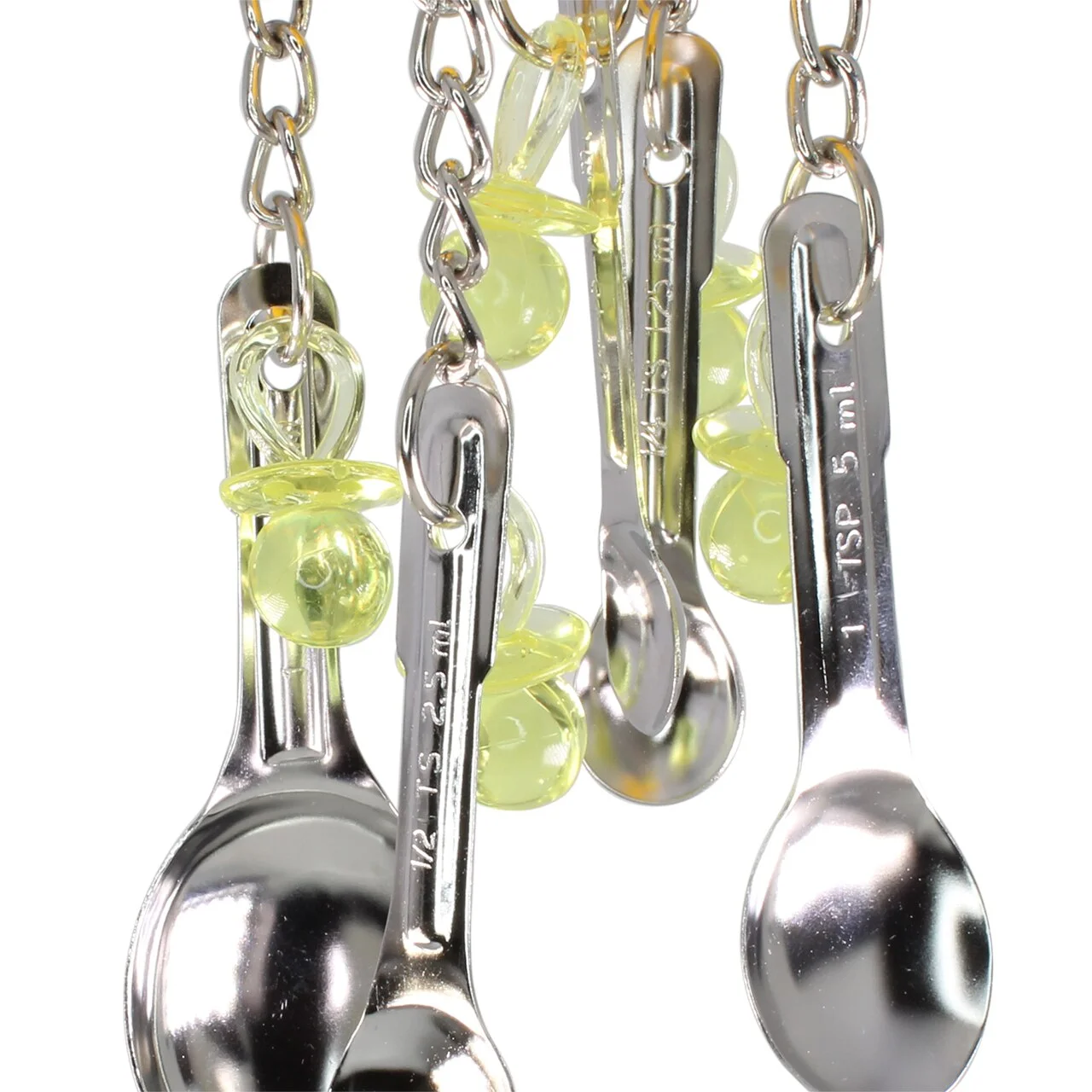 2001 Spoon Clacker Yellow Bird Toy