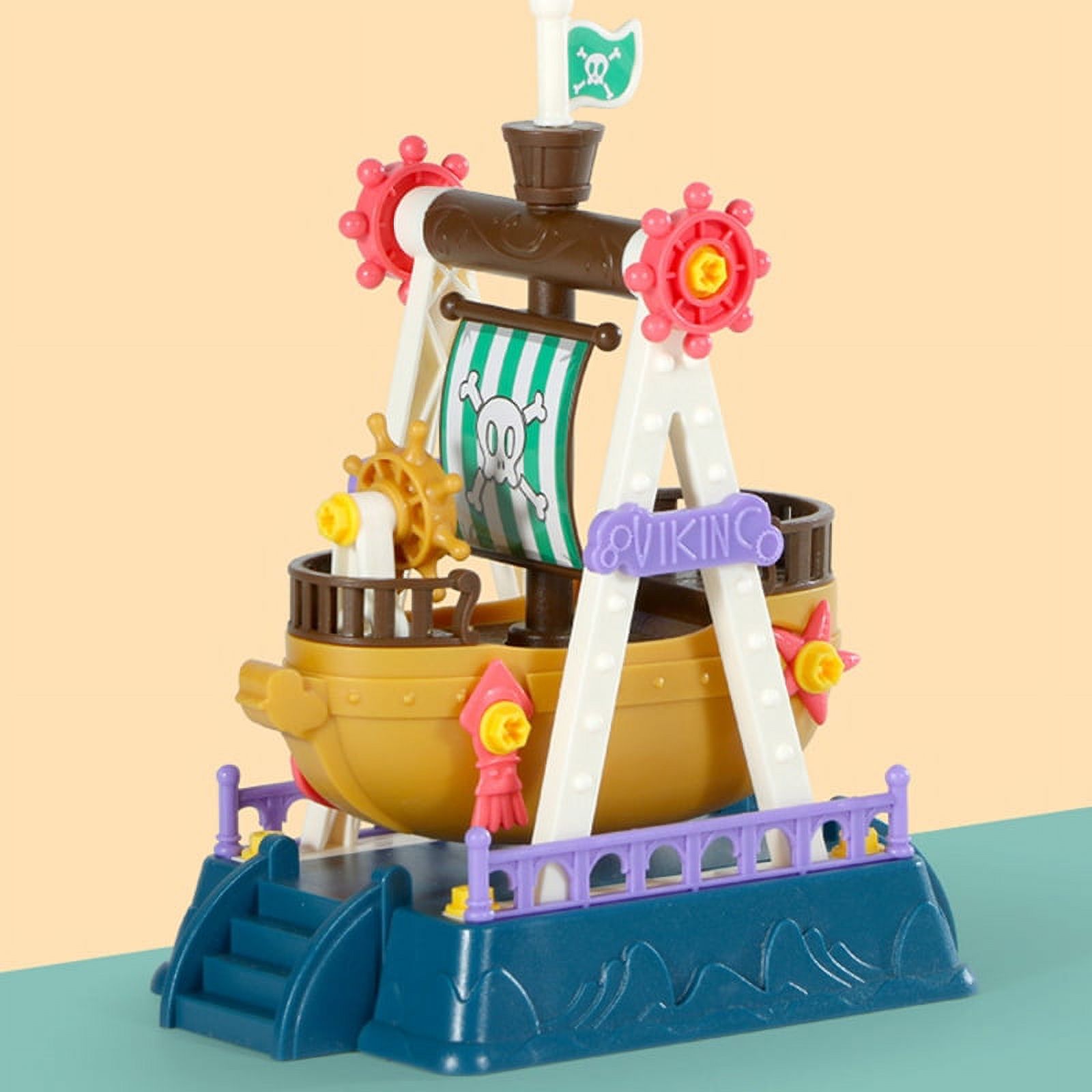 XIAN  Amusement Park Building Blocks Toys DIY Gear Ferris Wheel Roller Coaster Assembling Puzzle Toys For Children