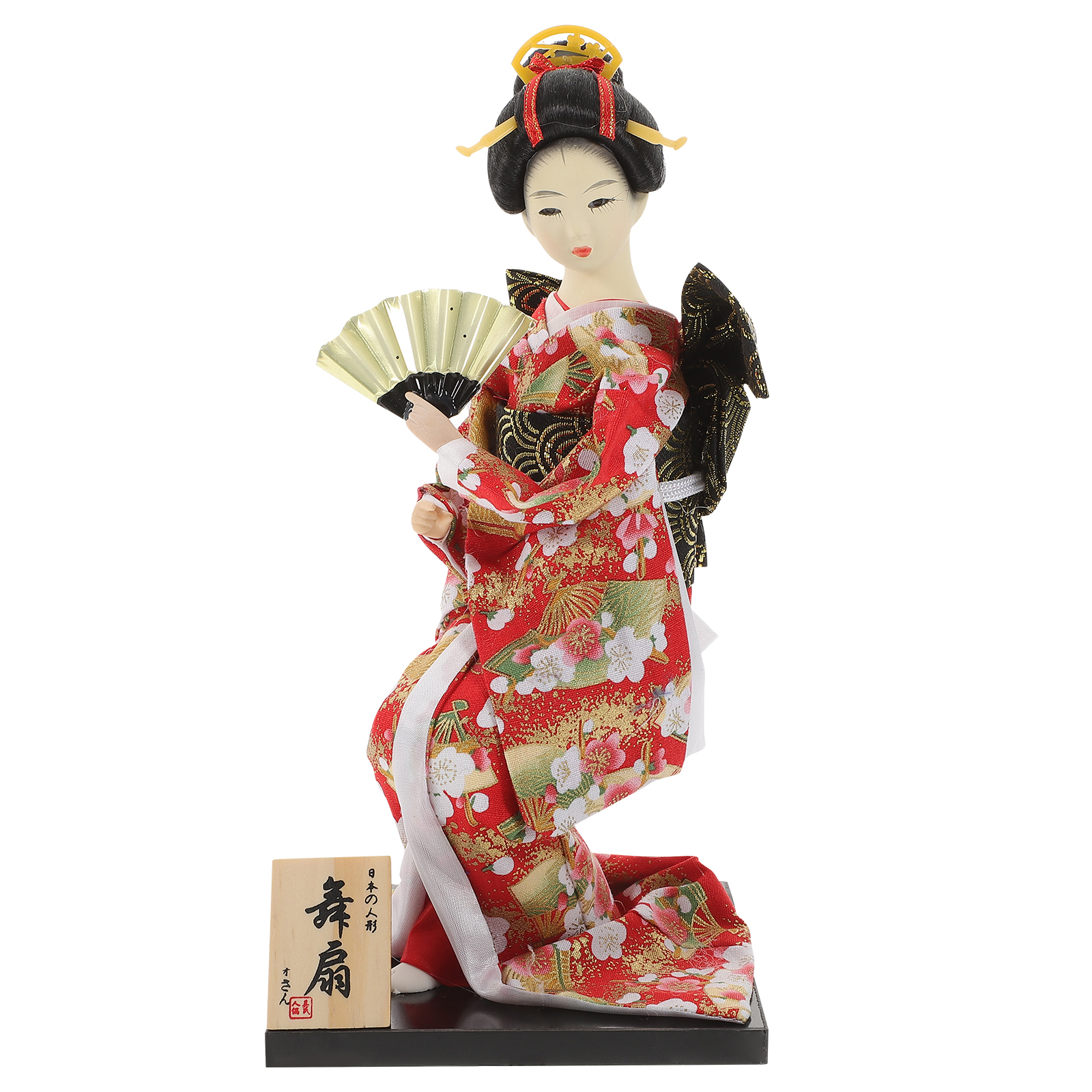 Japanese Kimono Geisha Doll Figurine Asian Girl Antique Dolls Vintage Miniature Sculpture Wedding Porcelain Decoration