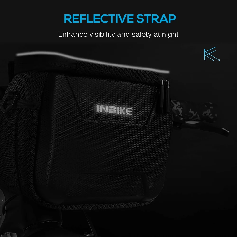 INBIKE Bicycle Pack,Bike Handlebar Screen Handlebar RoadScreen Road Bike Essentials And Ride And Ride With Store Essentials And Handlebar Waterproof
