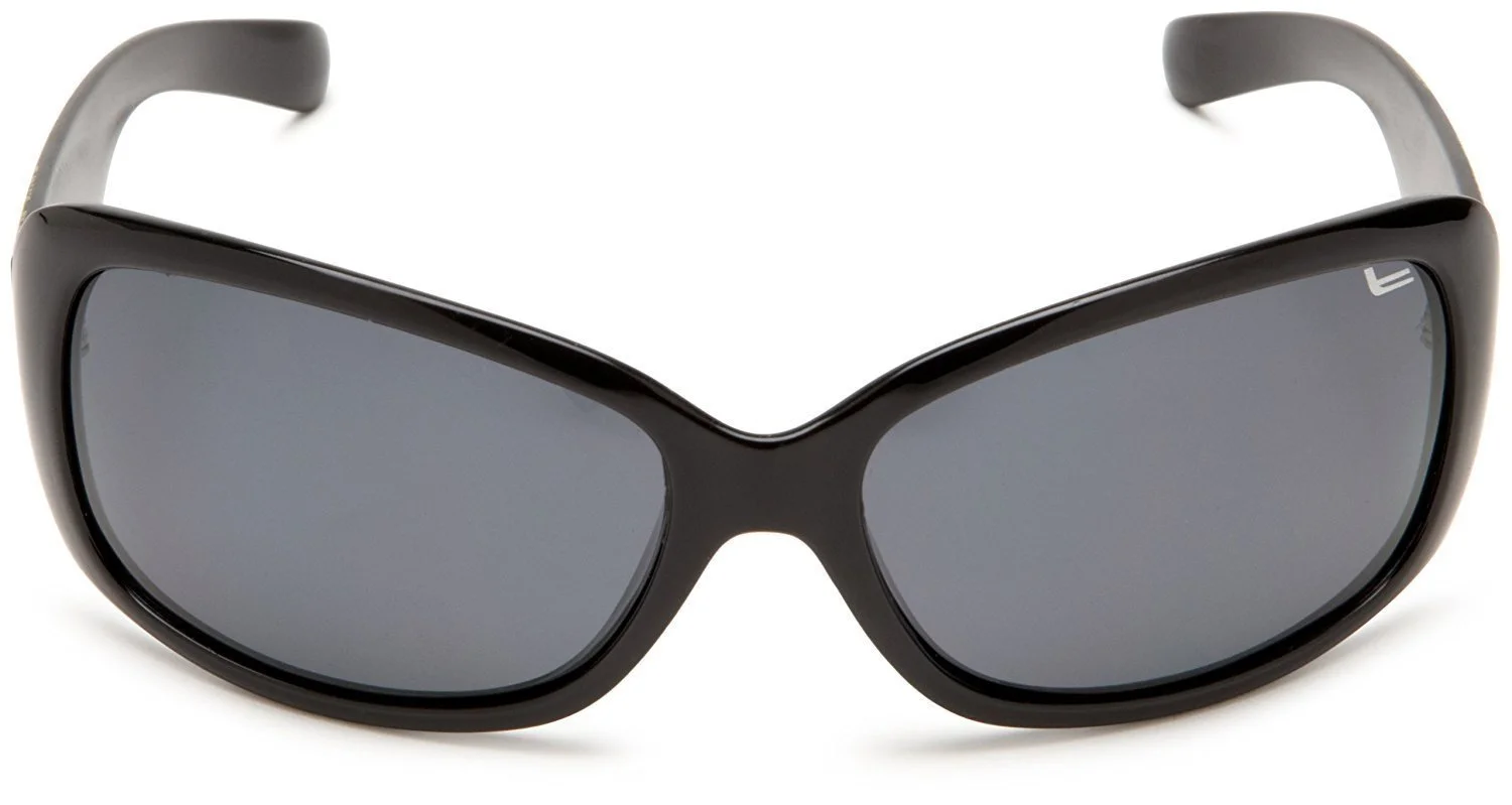 Coleman Women's CC1 6023 Polarized Sunglasses - Black and Green Frame/smoke Lens