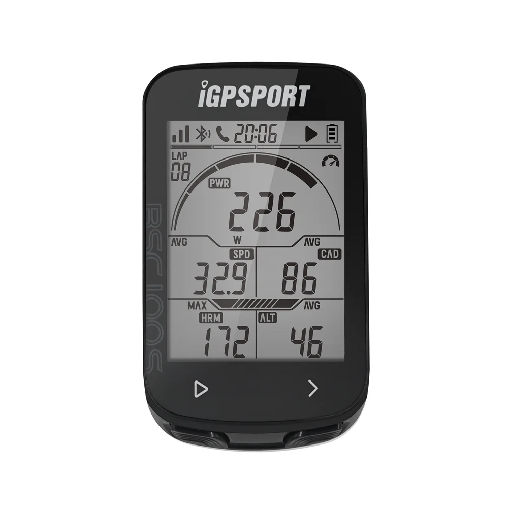 iGPSPORT GPS BSC100S: Wireless Speedometer and Waterproof Cycling Speed Meter with 2.6inch Display