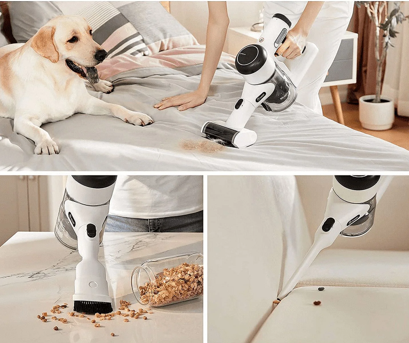 Tineco PURE ONE X Tango Smart Cordless Lightweight Stick Vacuum Cleaner with 2 Full Size Brush Heads for Hard Floors and Carpet