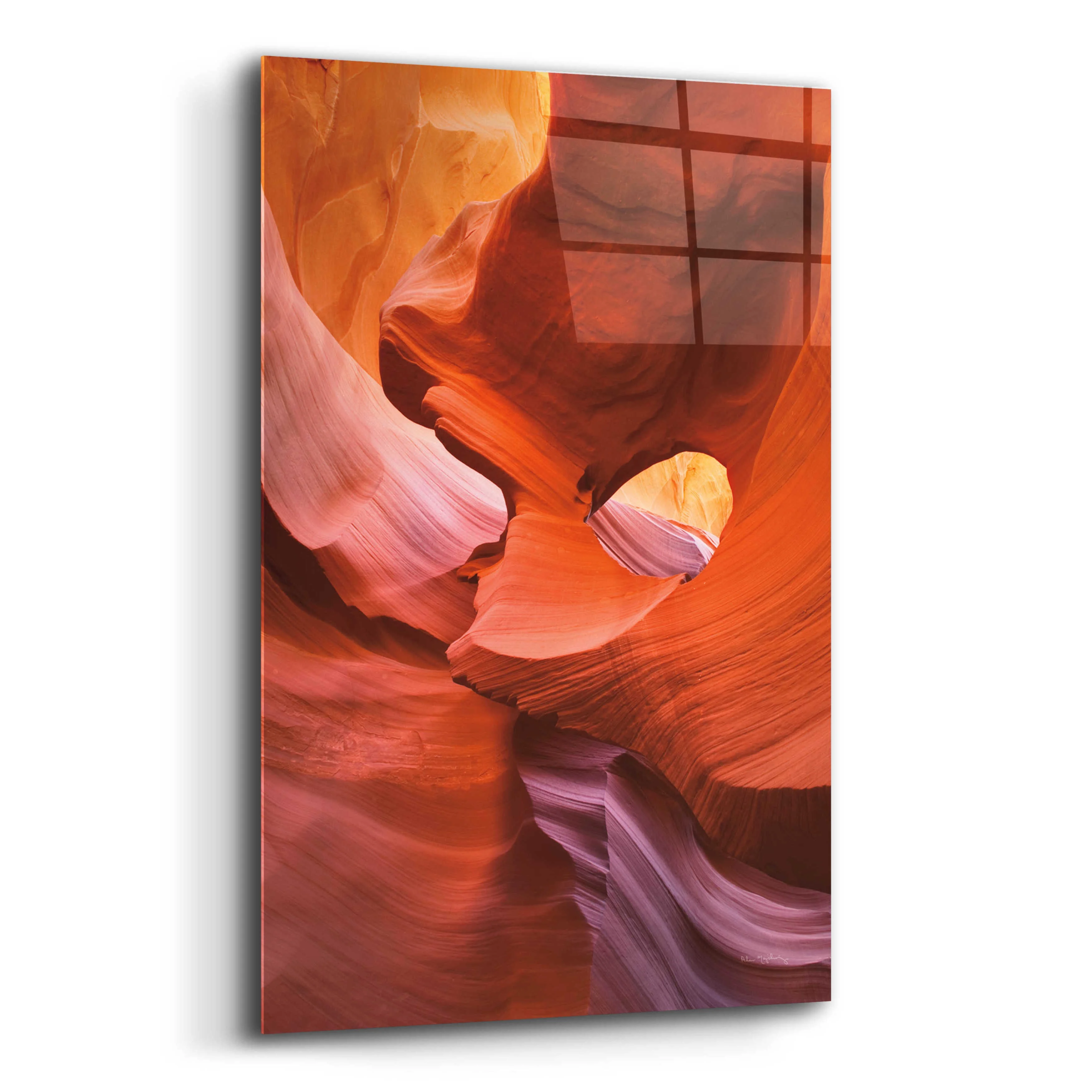 Epic Art 'Lower Antelope Canyon IV' by Alan Majchrowicz, Acrylic Glass Wall Art, 12
