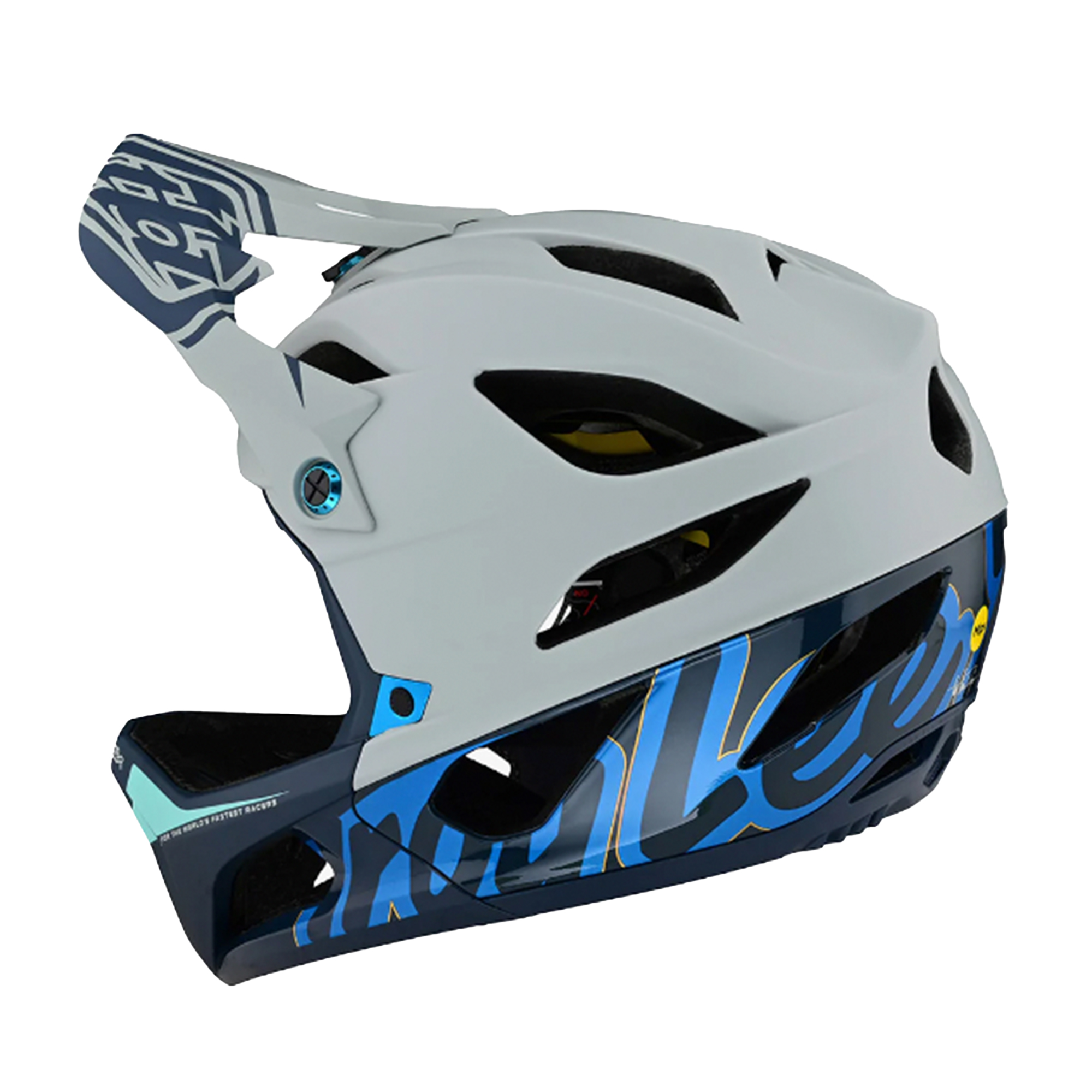 Troy Lee Designs Stage Signature MIPS MTB Mountain Bike Helmet Blue MD/LG