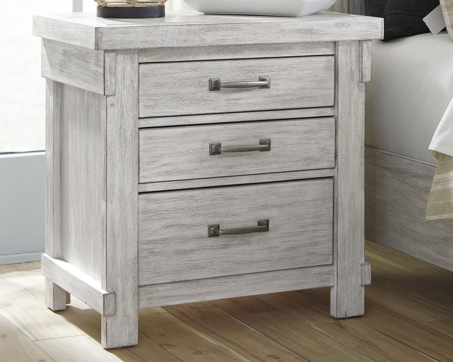 Signature Design by Ashley Casual Brashland Nightstand White