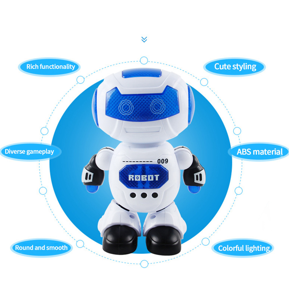 Dancing Robot Toys for Kids Unbreakable Space Dancing Robot with Colorful Lights for Boys Girls Birthday Gift