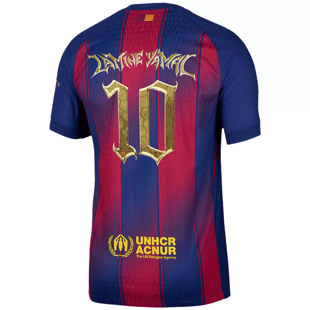 Player Version LAMINE YAMAL #10 Barcelona Home Jersey 2025/26-Kopa Trophy Edition