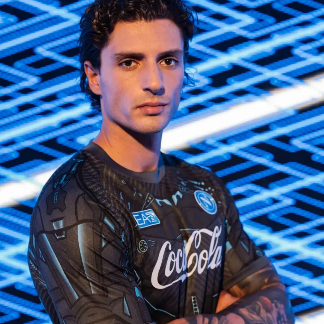 SSC Napoli EA7 Black Pre-Match Jersey 2025/26